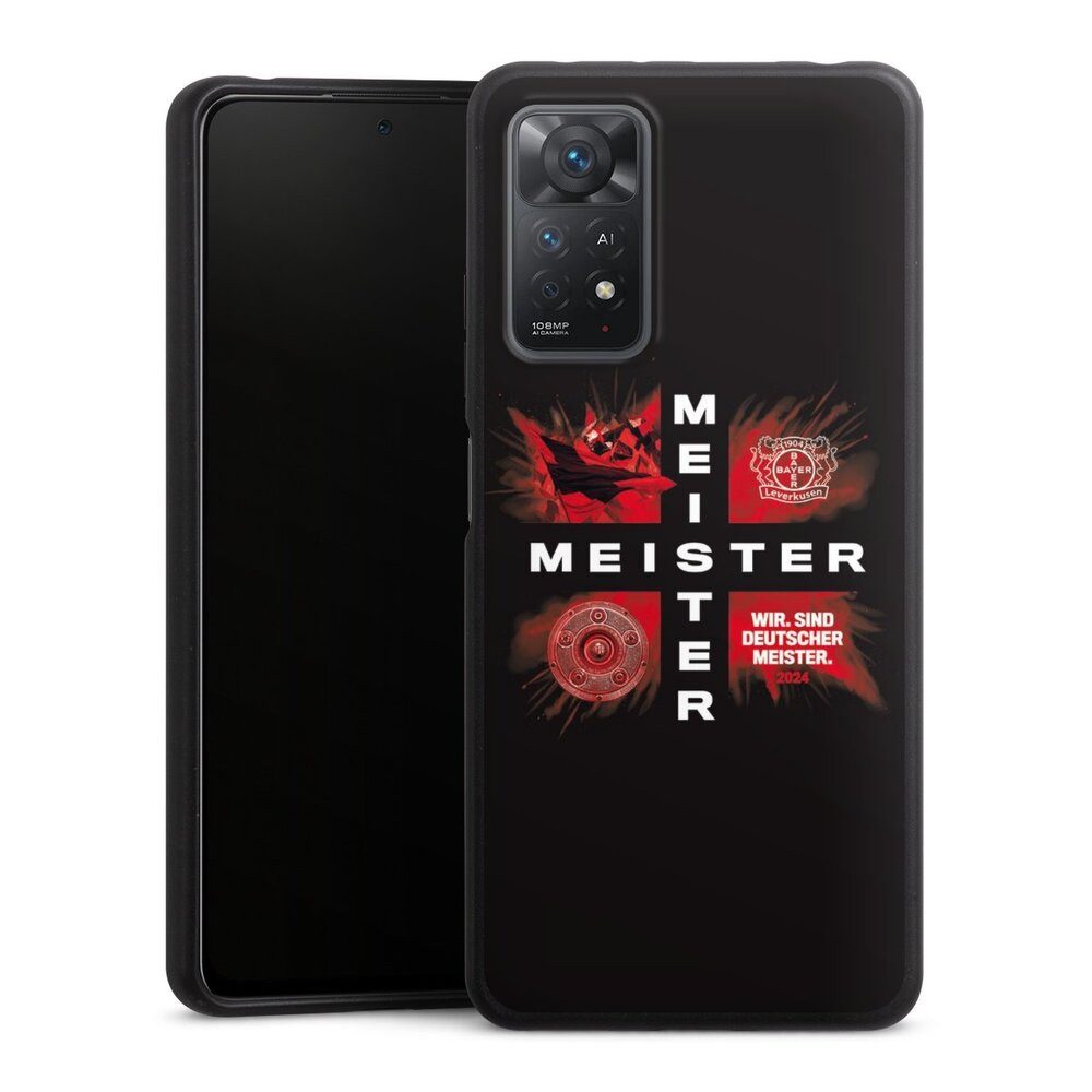 DeinDesign Handyhülle Bayer 04 Leverkusen Meister Offizielles Lizenzprodukt, Xiaomi Redmi Note 11 Pro 5G Organic Case Bio Hülle