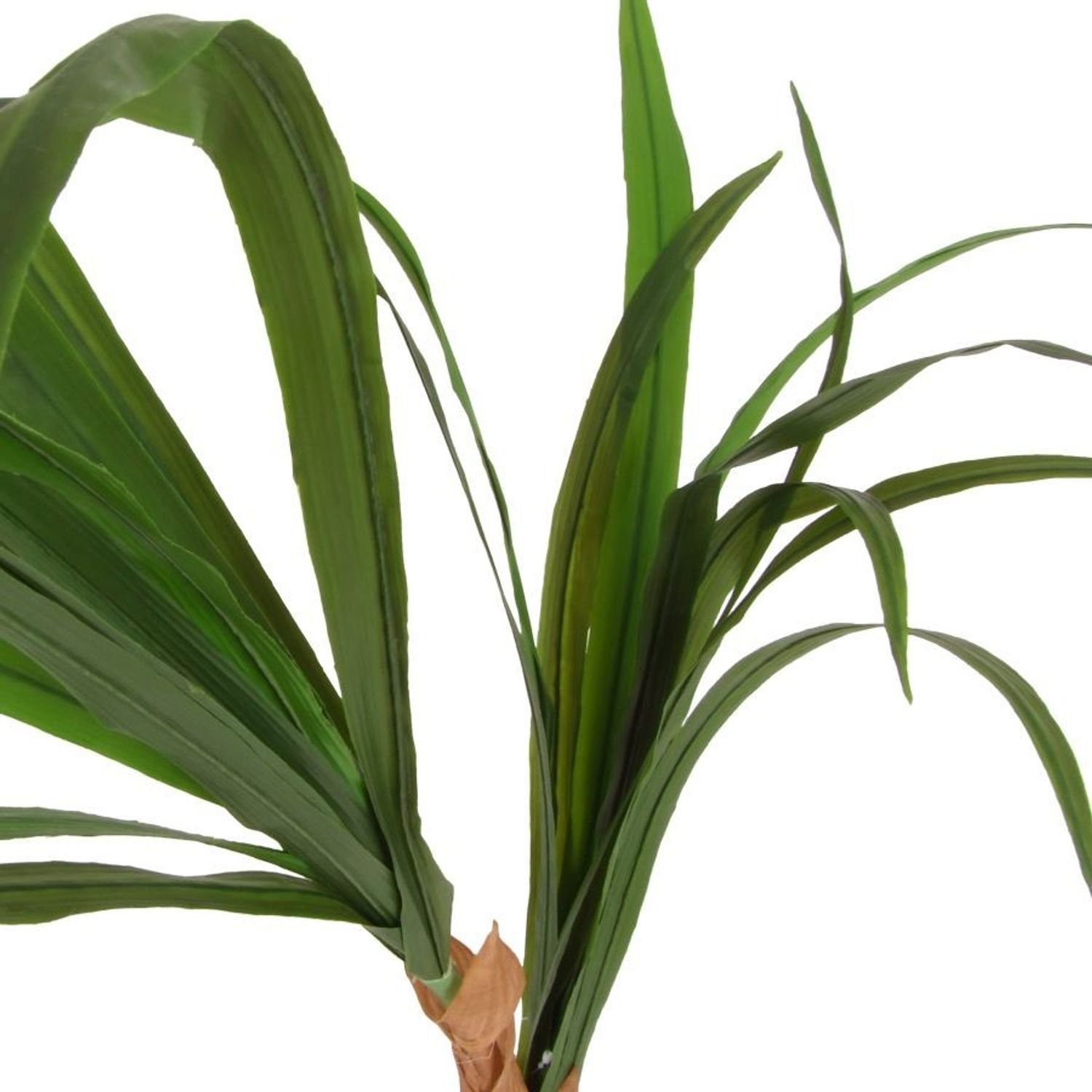 Kunstpflanze im Topf naturgetreu BURI Künstliche Kunstpflanze Yucca-Palme Zimmerpflanze,