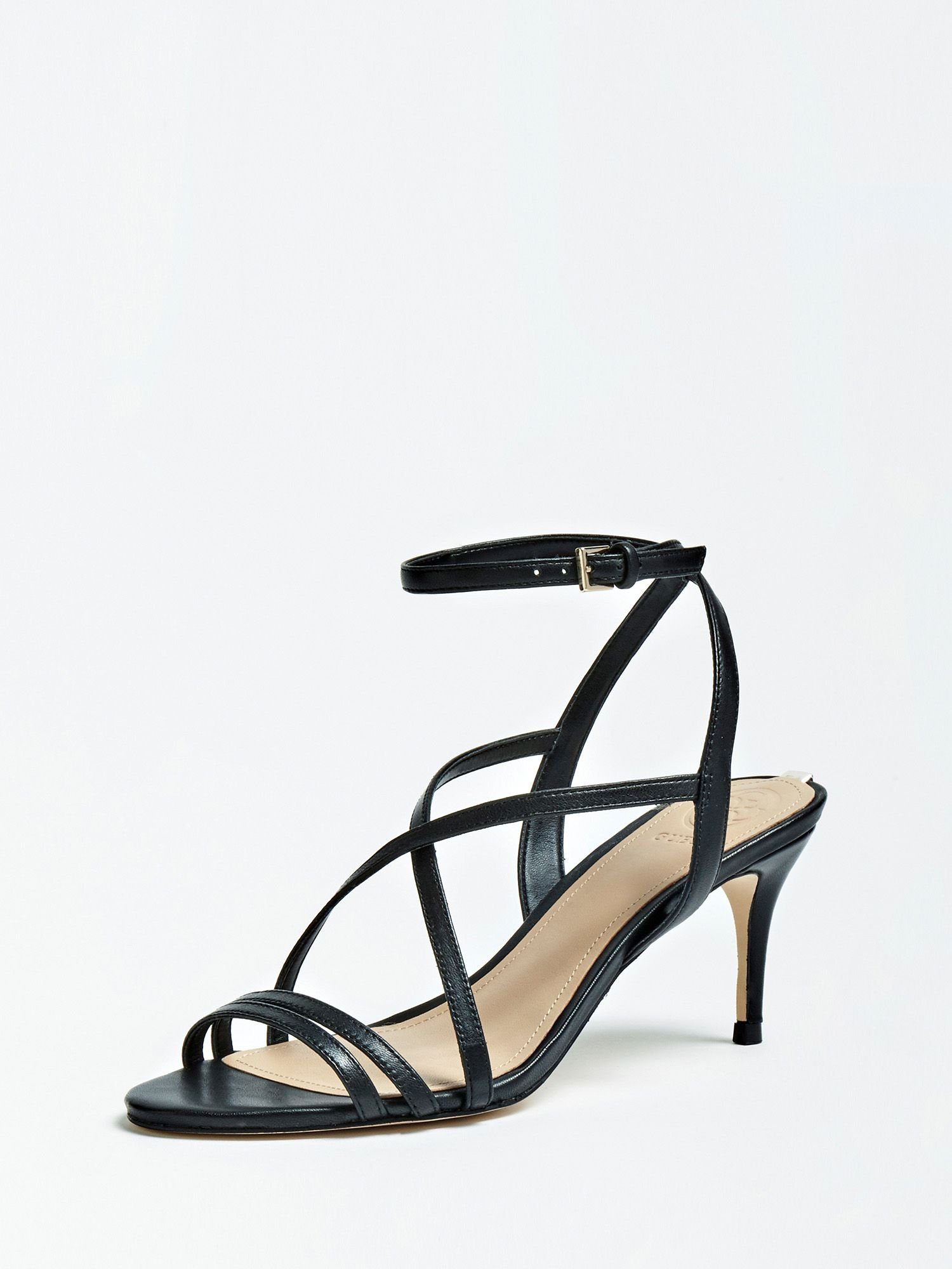 guess sandalen mit fell