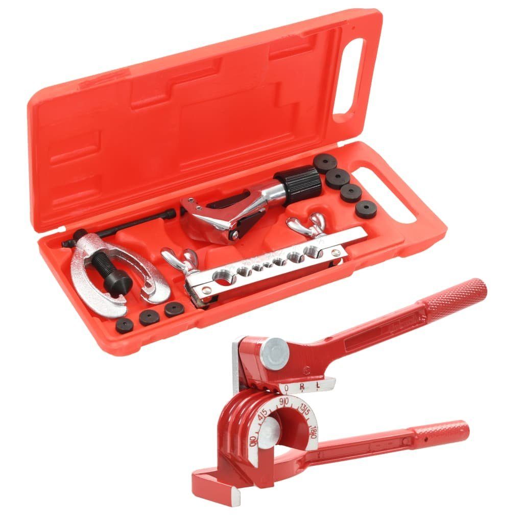 vidaXL Werkzeugset Bördelwerkzeug Set mit Rohrbiegegerät