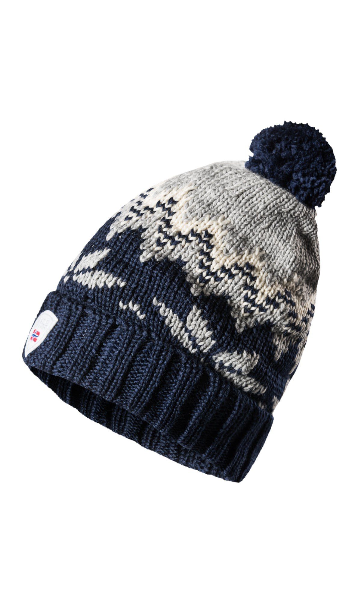 of Norway Dale - Myking Dale Navy Beanie Offwhite Of Norway Grey Accessoires - Hat