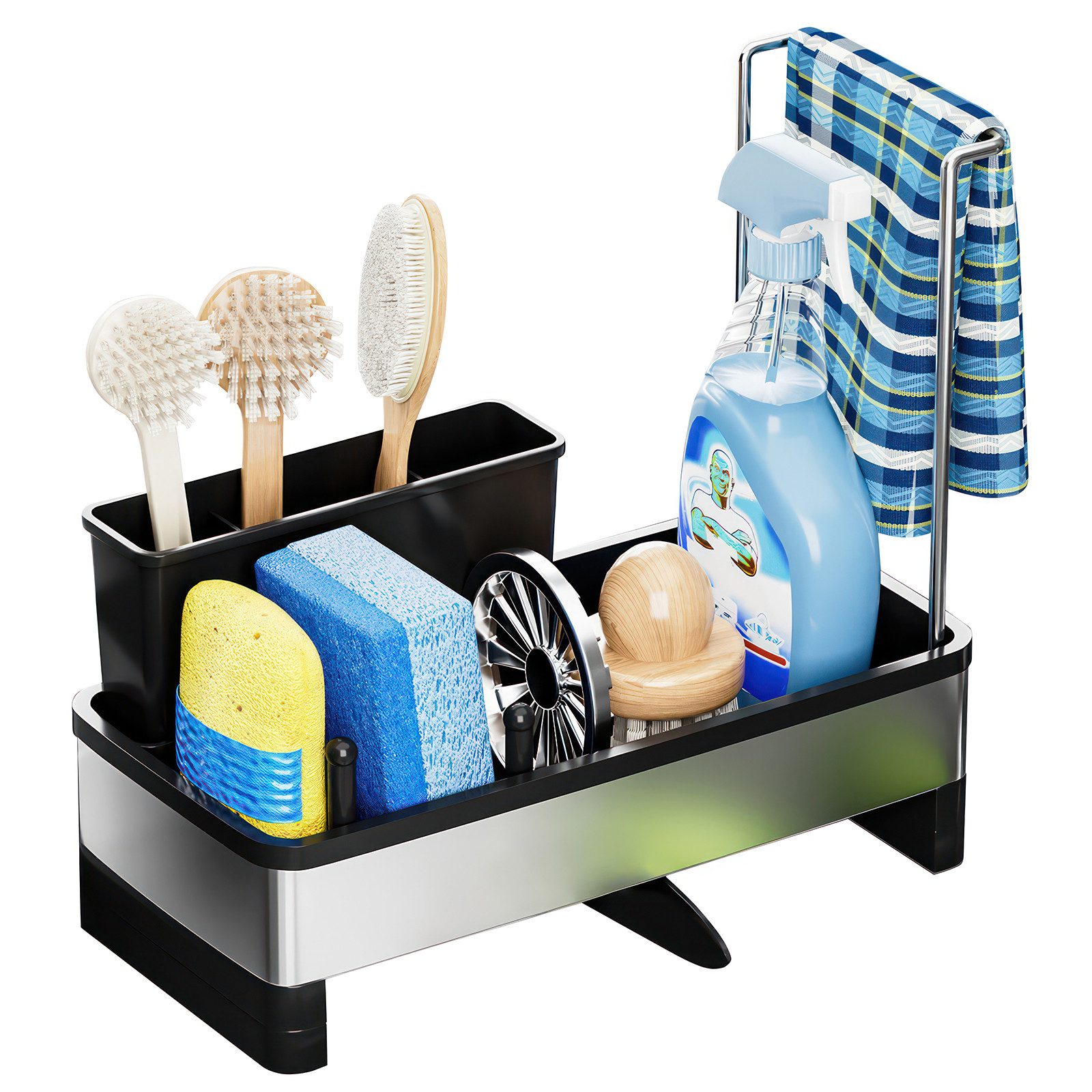 BlingBin Küchenorganizer-Set Geschirrhalter, Spülbecken Organizer für günstig online kaufen