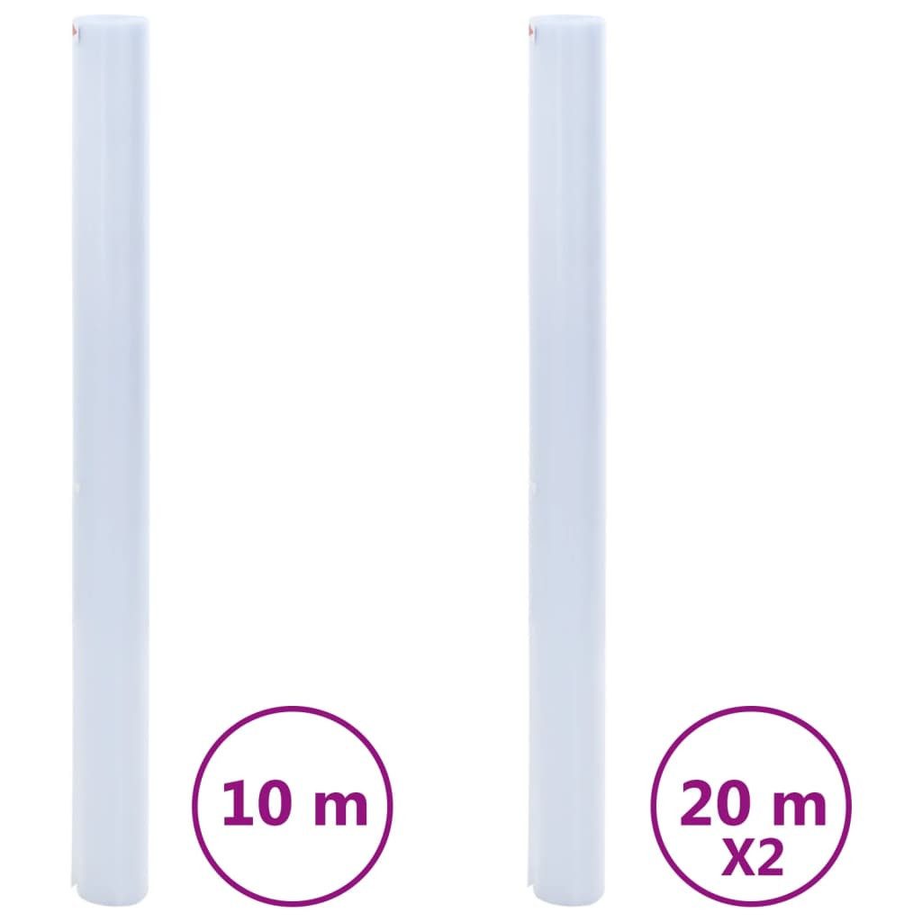 vidaXL Fensterfolie, Sichtschutzfolien 3 Stk. Statisch Matt Transparent Grau PVC