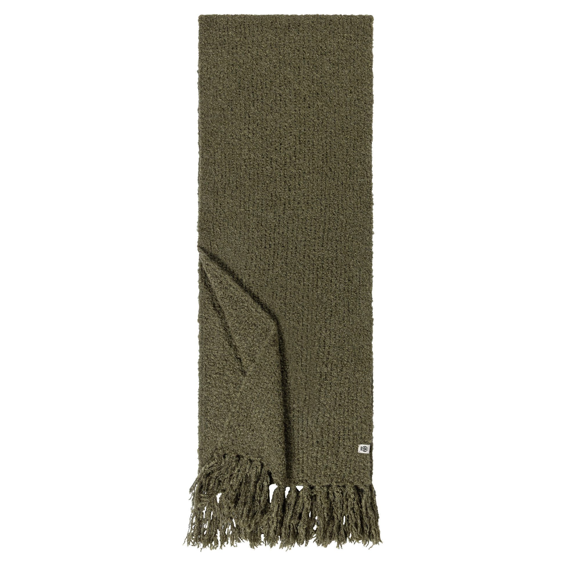 Roeckl Strickschal CLASSIC BOUCLÉ SCHAL, Feinstrickschal mit Fransen