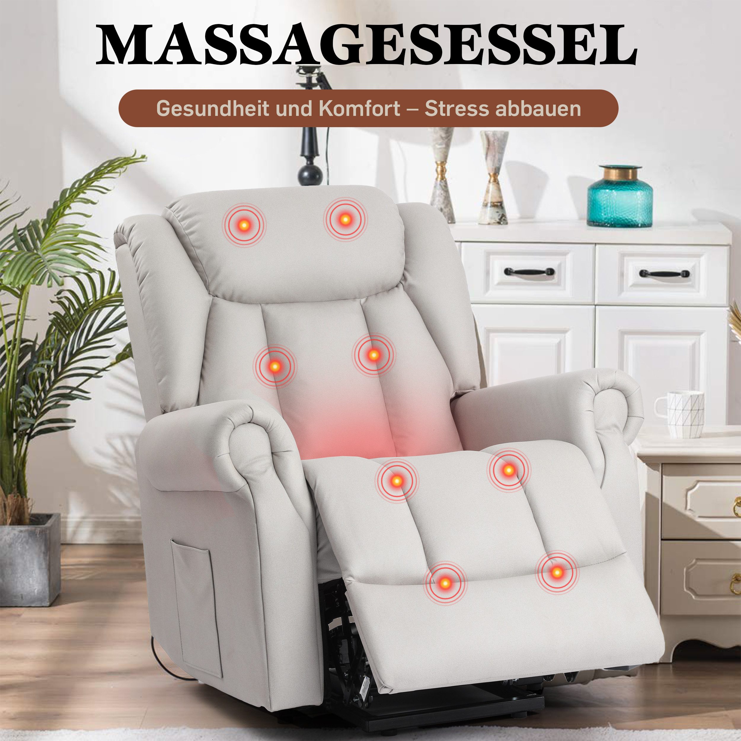 Leawin Relaxsessel Ruhesessel XXL bis 120kg günstig online kaufen