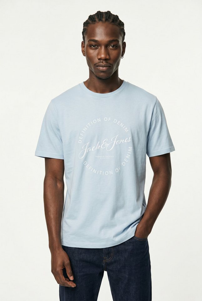 Jack & Jones T-Shirt JJGRAYSON TEE SS CREW NECK Baumwolle, regular fit