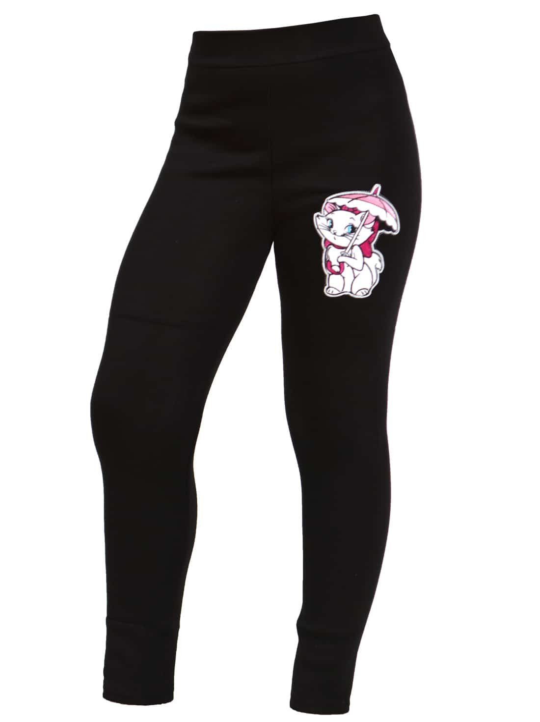 KMISSO Leggings Kinder Mädchen Thermo Hose Leggings Katze 30528 (1-tlg) mit elastischem Bund