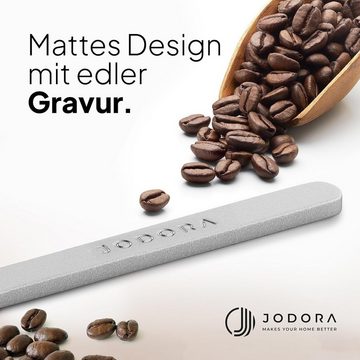 JODORA Kaffeelöffel JODORA Kaffeelöffel Edelstahl silber matt, -spülmaschinenfest, rostfrei, stabil