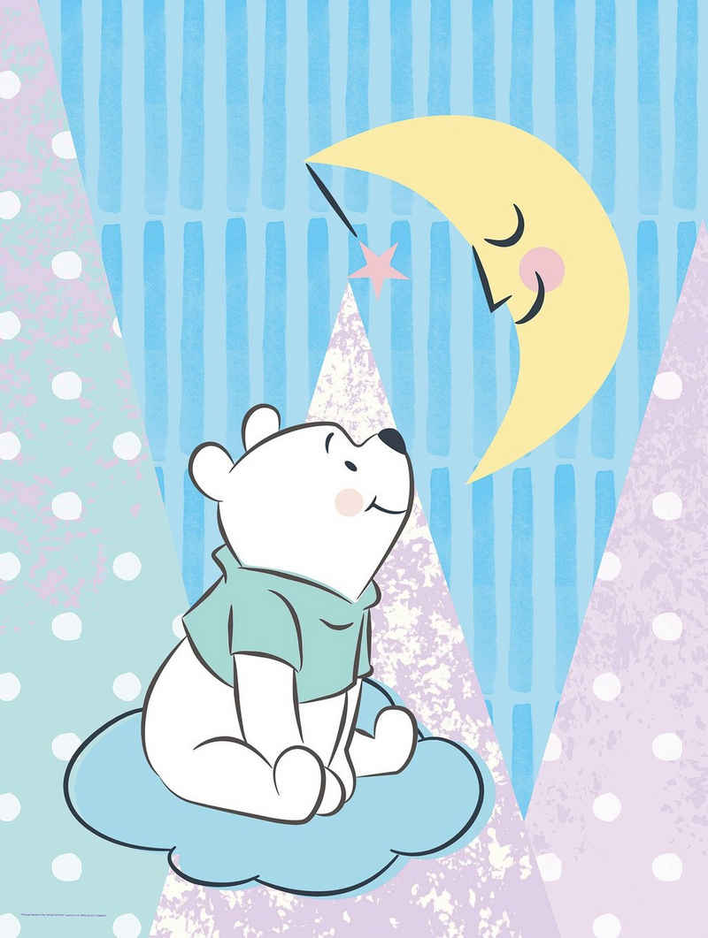 Komar Poster »Winnie Pooh Moon«, Disney