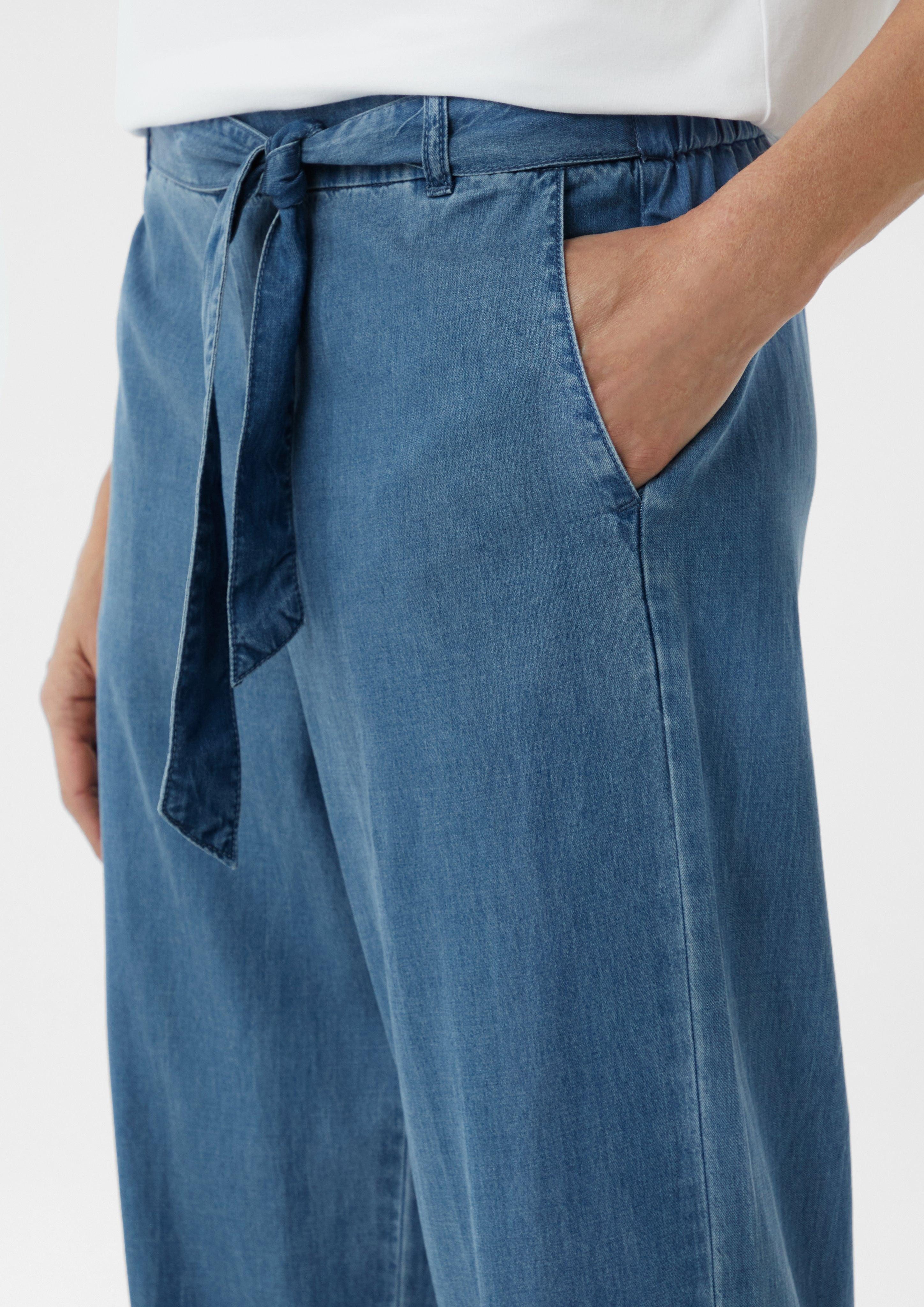 Comma 7/8-Jeans Jeans-Culotte aus fließendem Lyocellmix günstig online kaufen