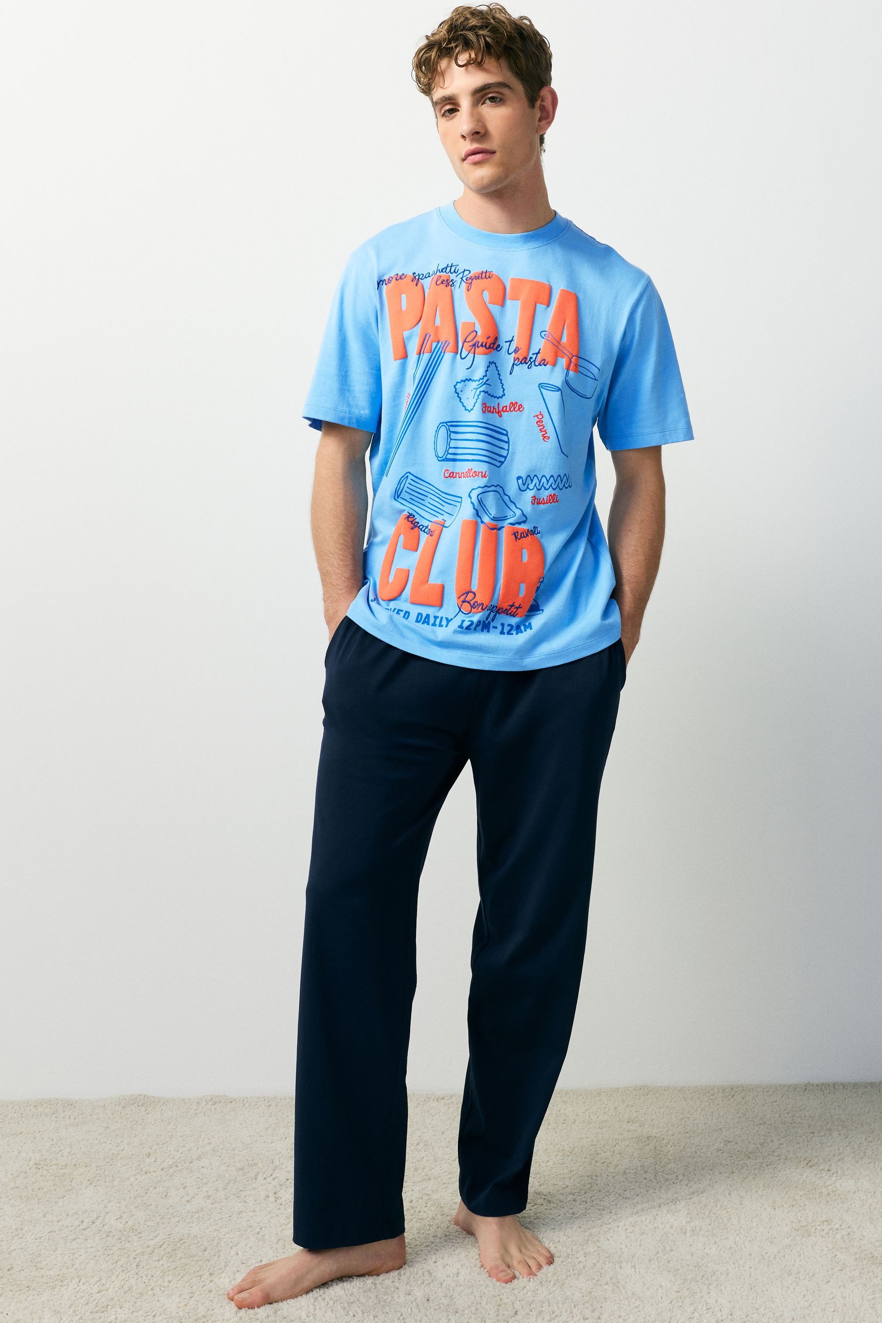 Next Pyjama Kurzärmeliger Jersey-Schlafanzug mit Grafik (2 tlg)