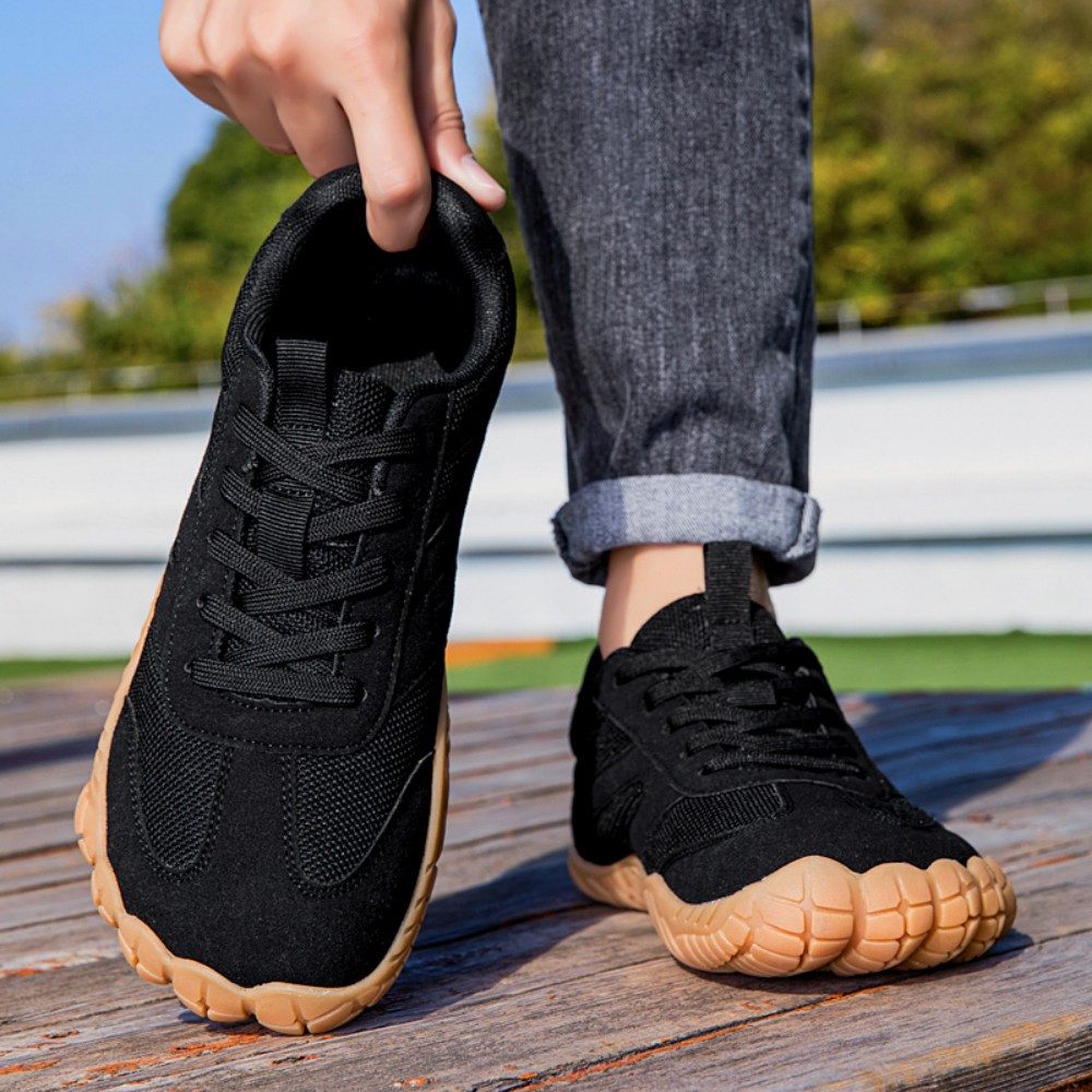 HUSK'SWARE Barfußschuh (Unisex Barfußschuhe für Paare, breite Zehenbox, leichte Freizeitschuhe, Unisex Barfußschuhe für Paare, breite Zehenbox, leichte Freizeitschuhe) rutschfeste Wanderschuhe, Fitnessschuhe für Alltag und Outdoor
