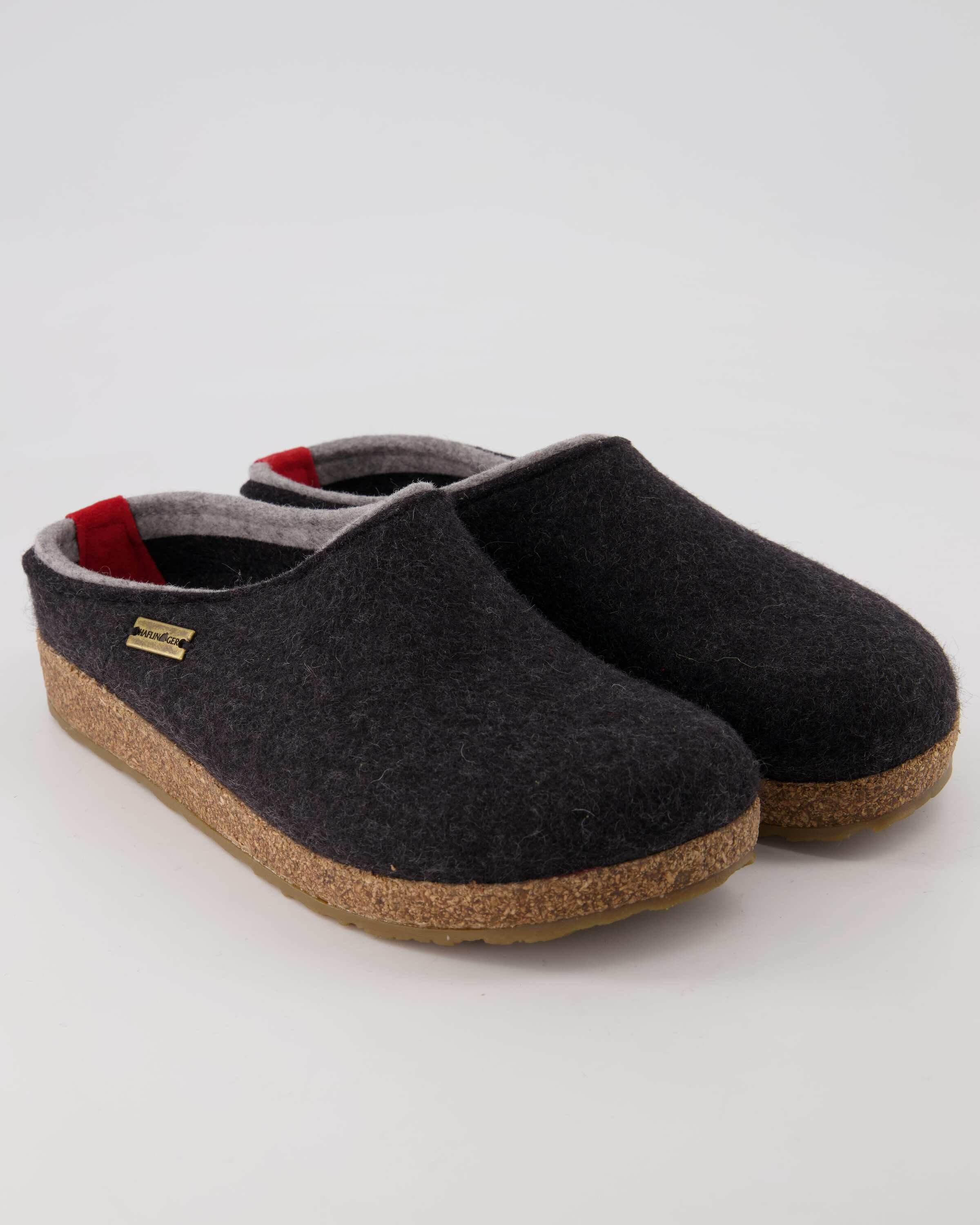Haflinger Grizzly Kris Pantolette Obermaterial: Schurwolle günstig online kaufen