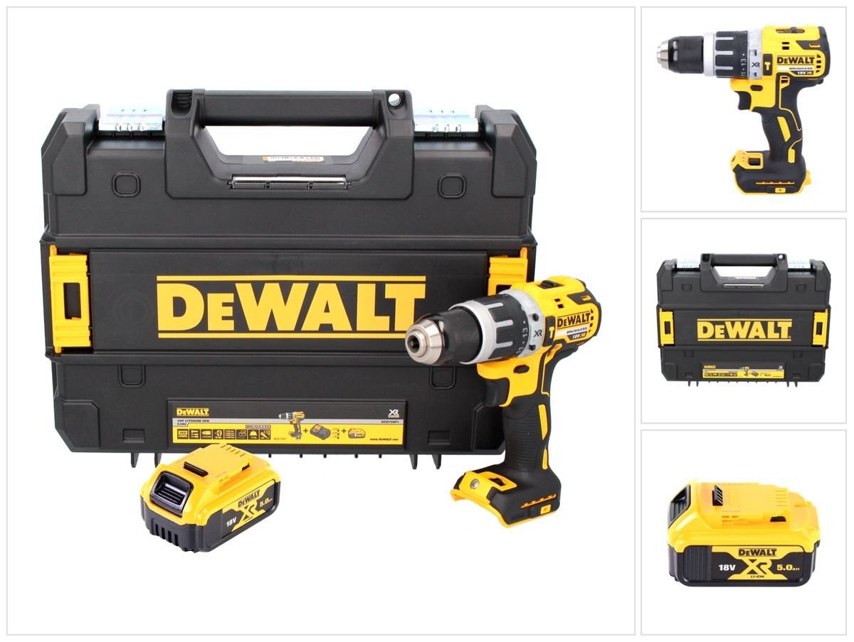 DeWalt Schlagbohrmaschine DCD 796 NT Akku Schlagbohrschrauber 18 V 70 Nm Brushless + 1x Akku 5