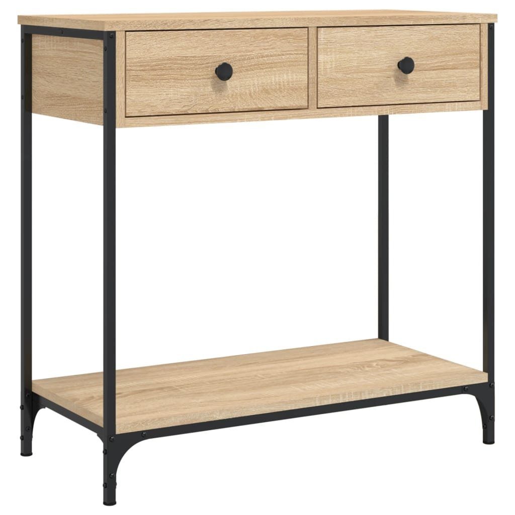 vidaXL Beistelltisch Konsolentisch Sonoma-Eiche 75x34,5x75 cm günstig online kaufen