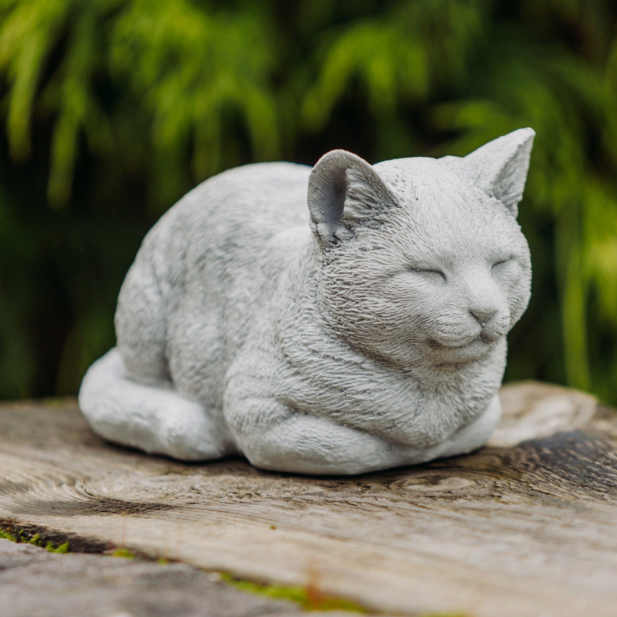 gartendekoparadies.de Gartenfigur Liegende kleine Katze, H. günstig online kaufen
