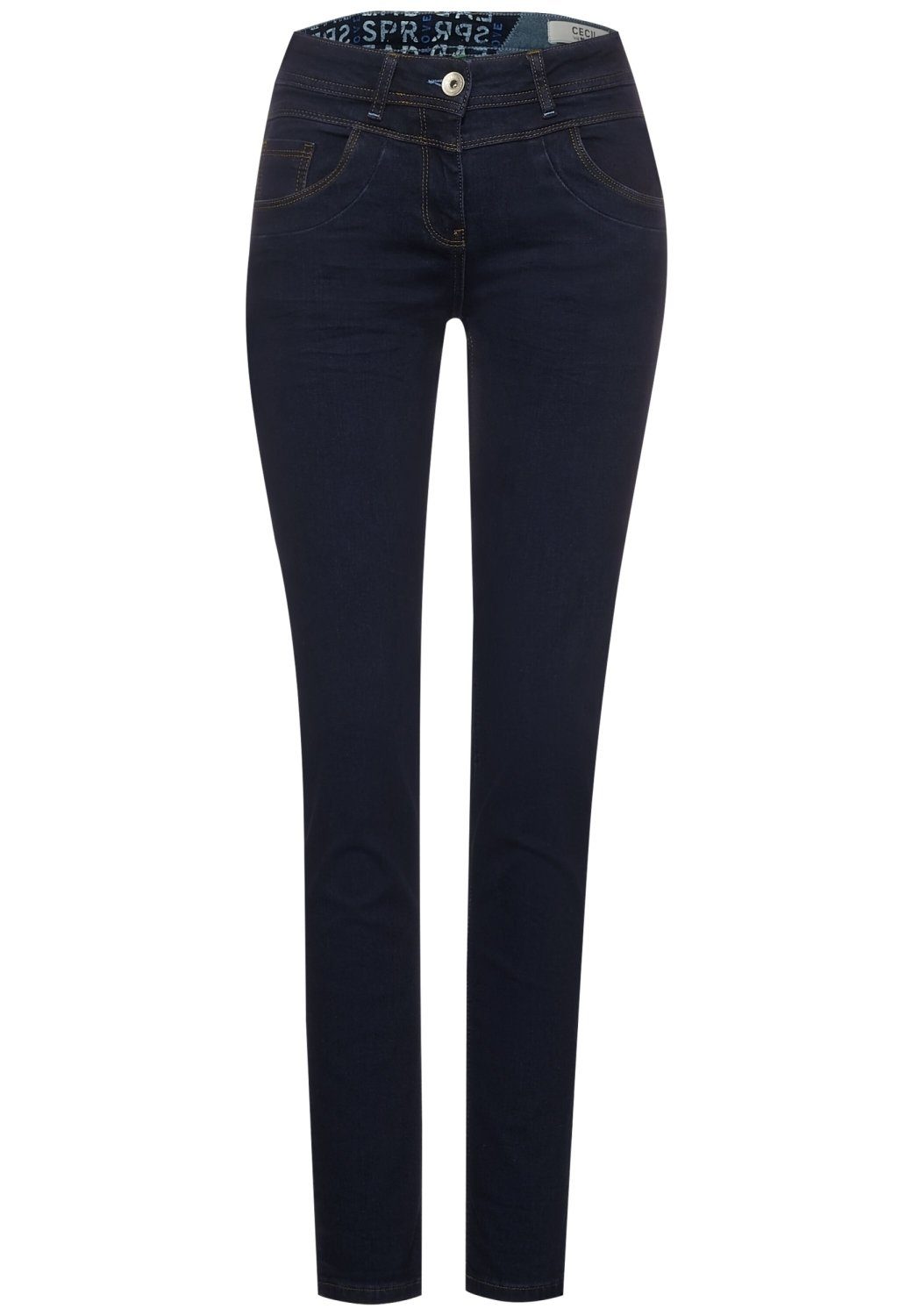Cecil 5-Pocket-Jeans Style Charlize Rinsed