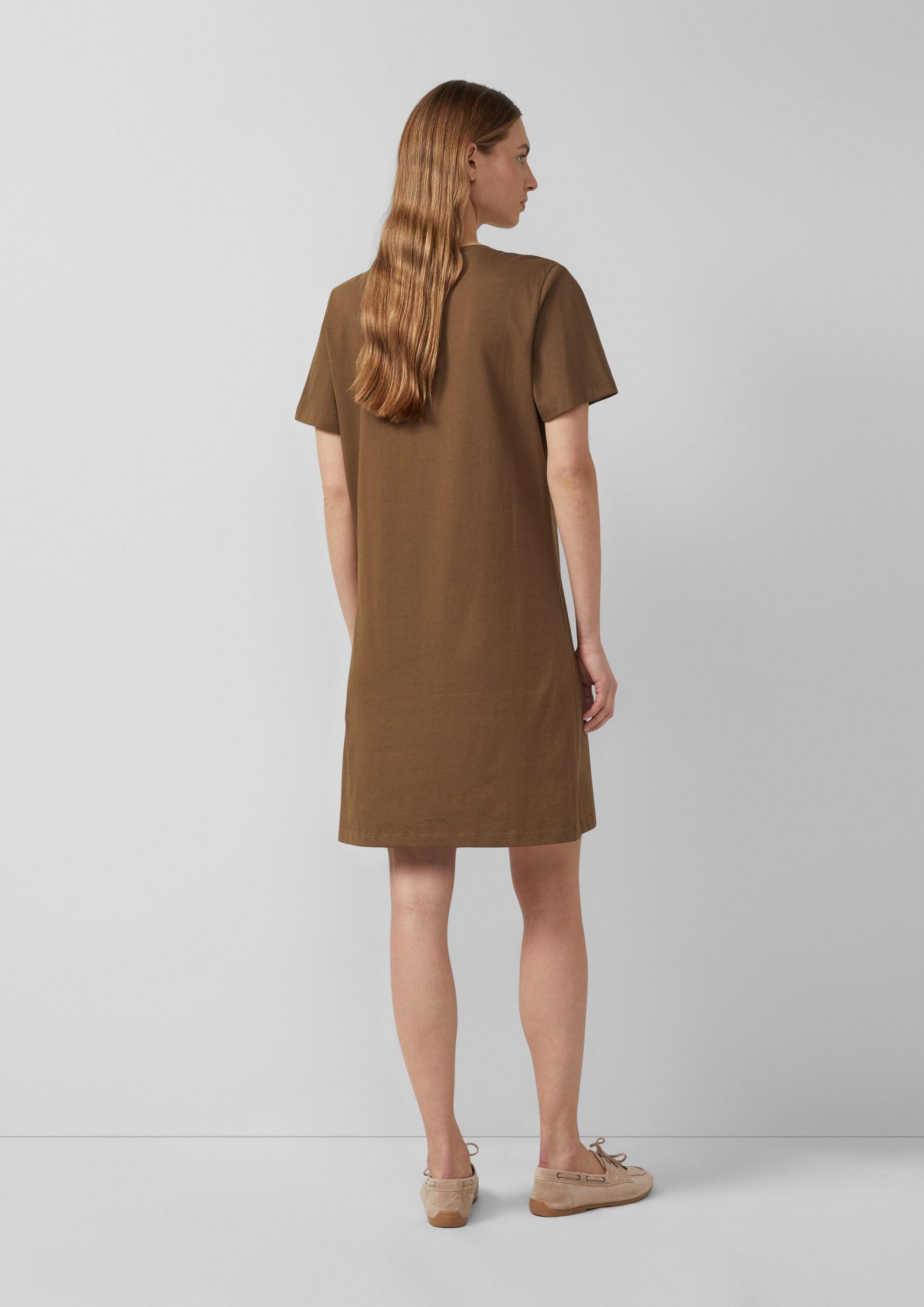 s.Oliver Midikleid Kleid Jersey-Kleid mit seitlichen Schlitzen