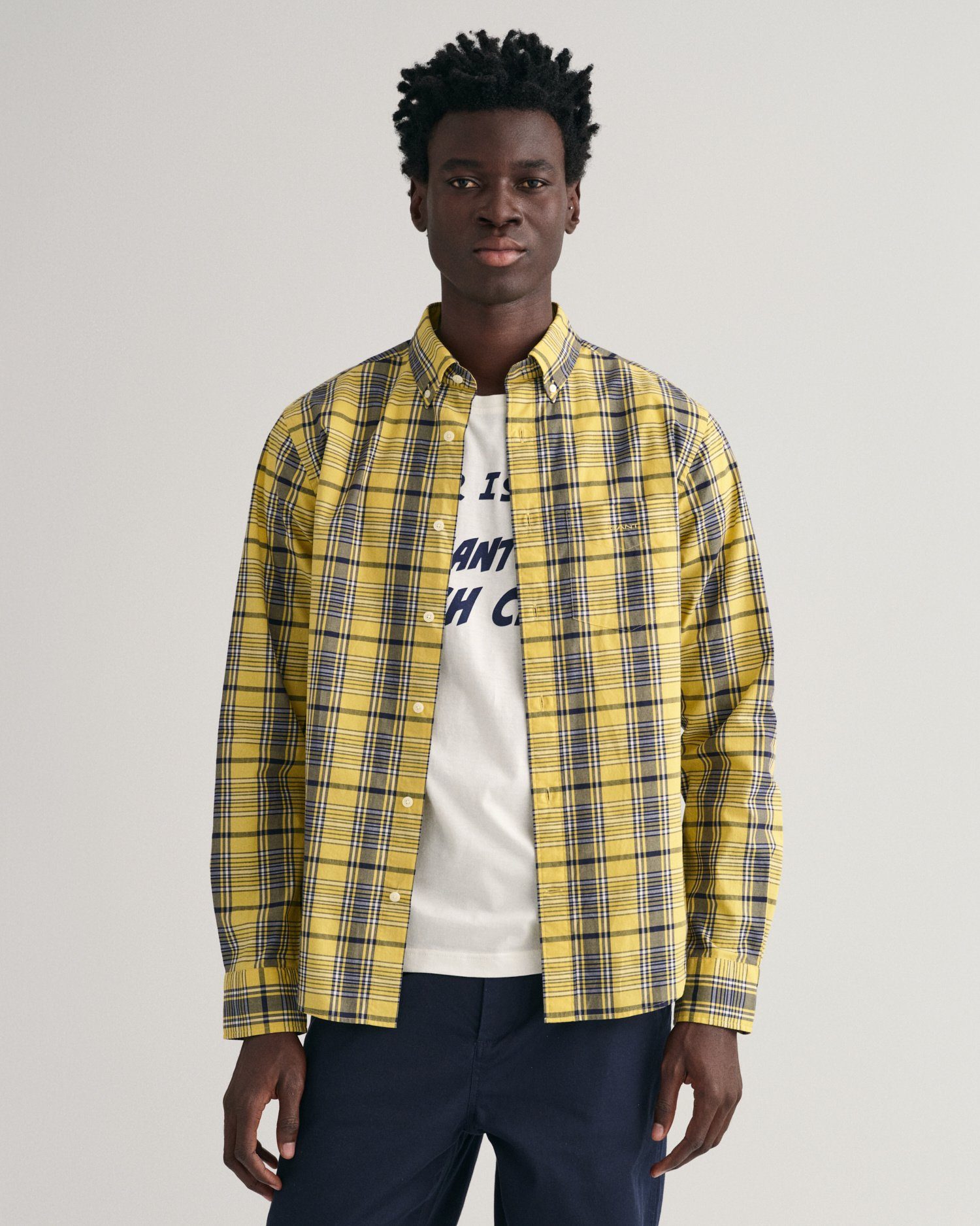 Gant Karohemd Regular Fit Popeline Karohemd