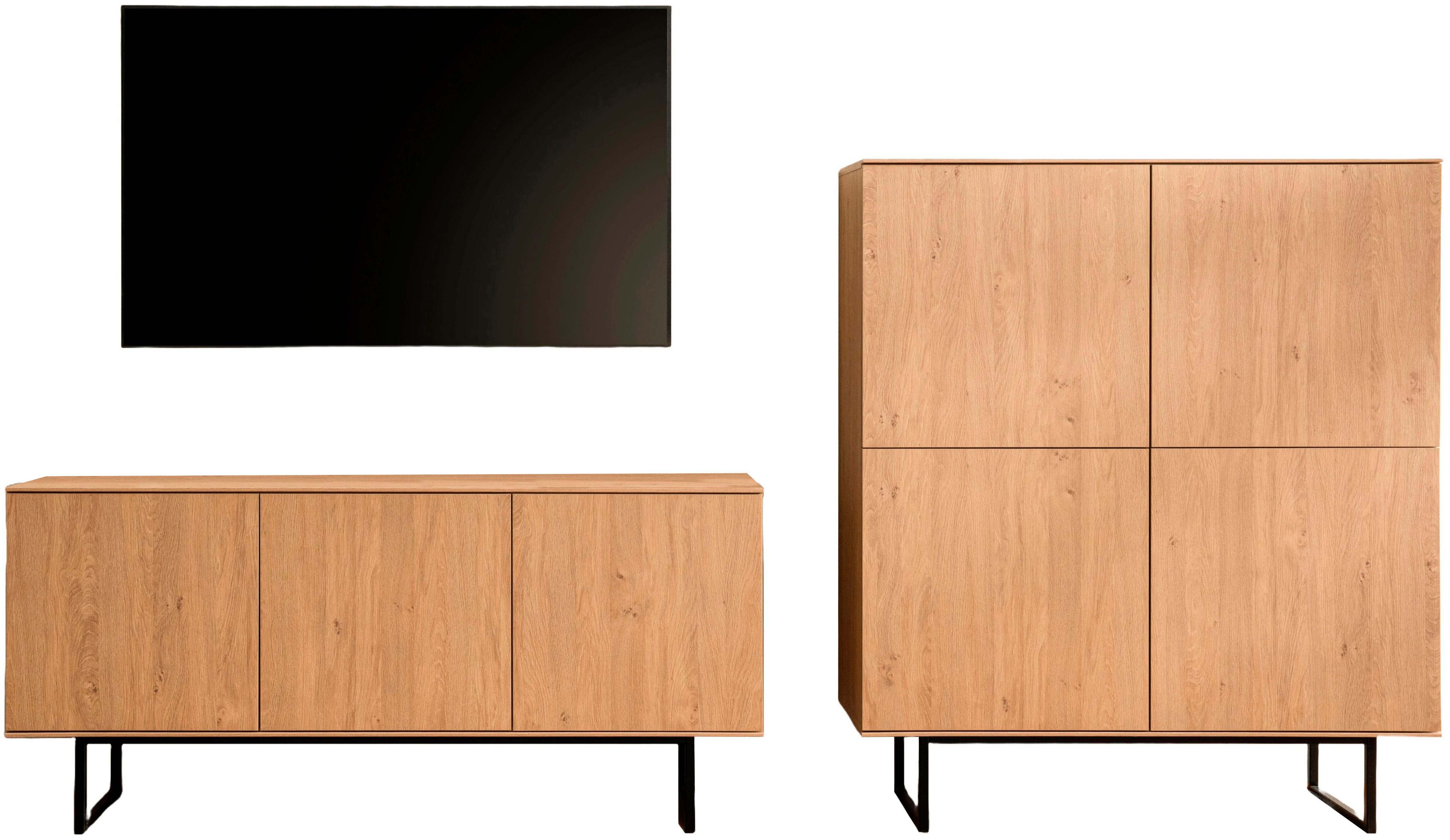 Home affaire Wohnwand Lund, moderne Anbauwand, günstig online kaufen