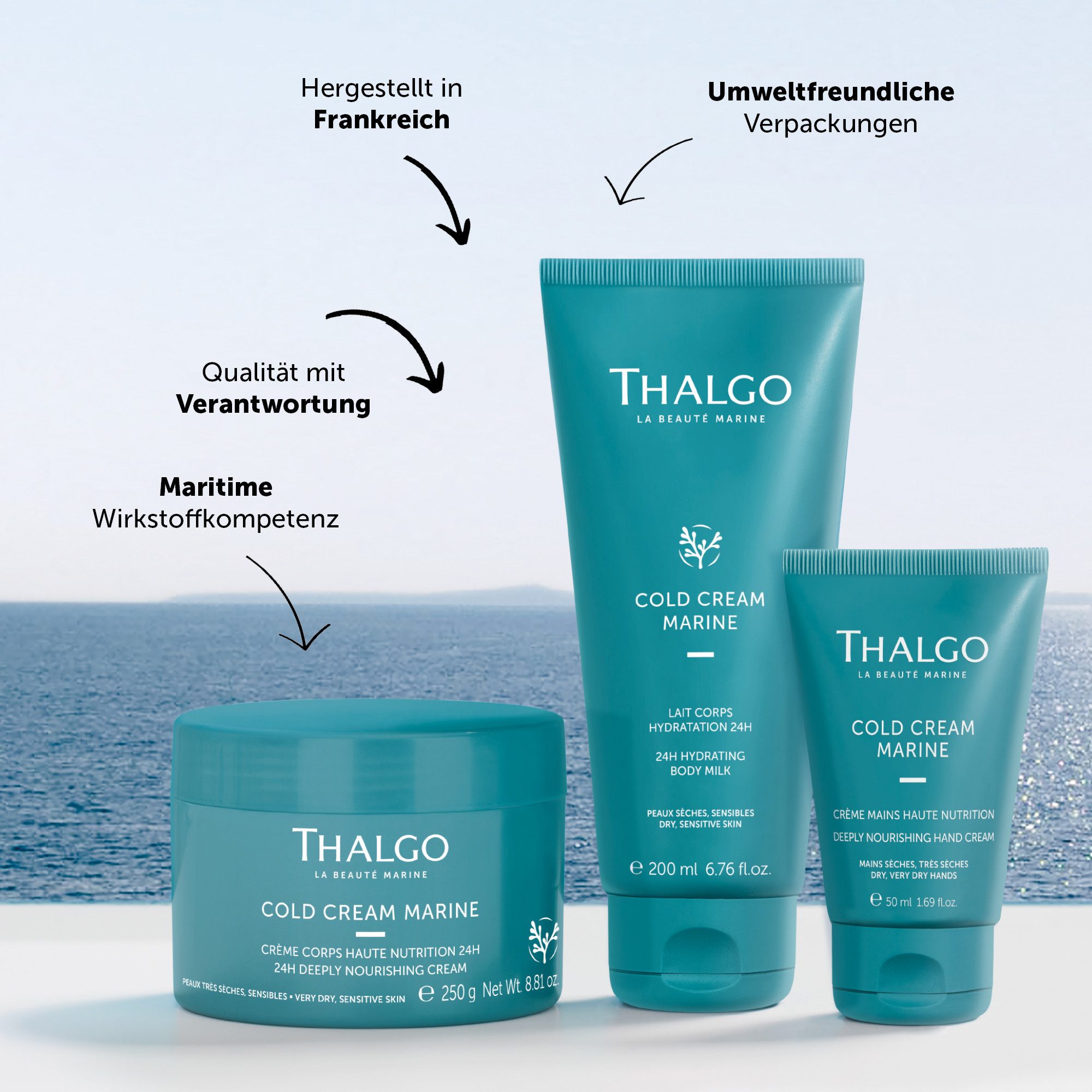 THALGO Feuchtigkeitscreme Feuchtigkeitsspendende Körpercreme