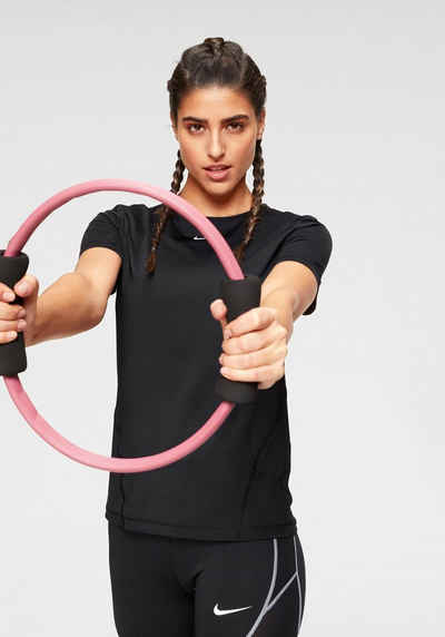 Nike Funktionsshirt »WOMEN NIKE PERFORMANCE TOP SHORTSLEEVE ALL OVER MESH« DRI-FIT Technology