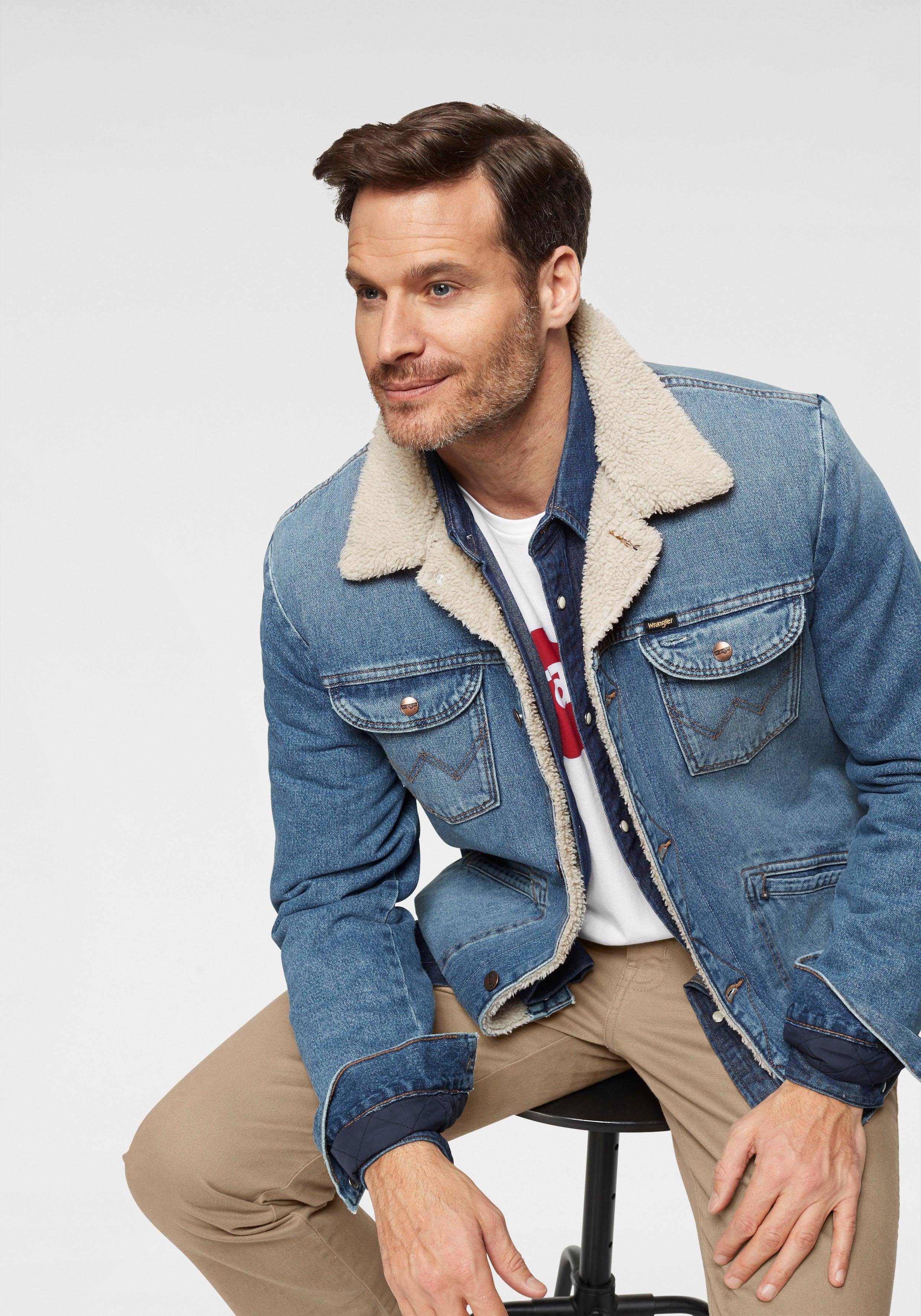 Lederjacke In Blau Online Kaufen Otto