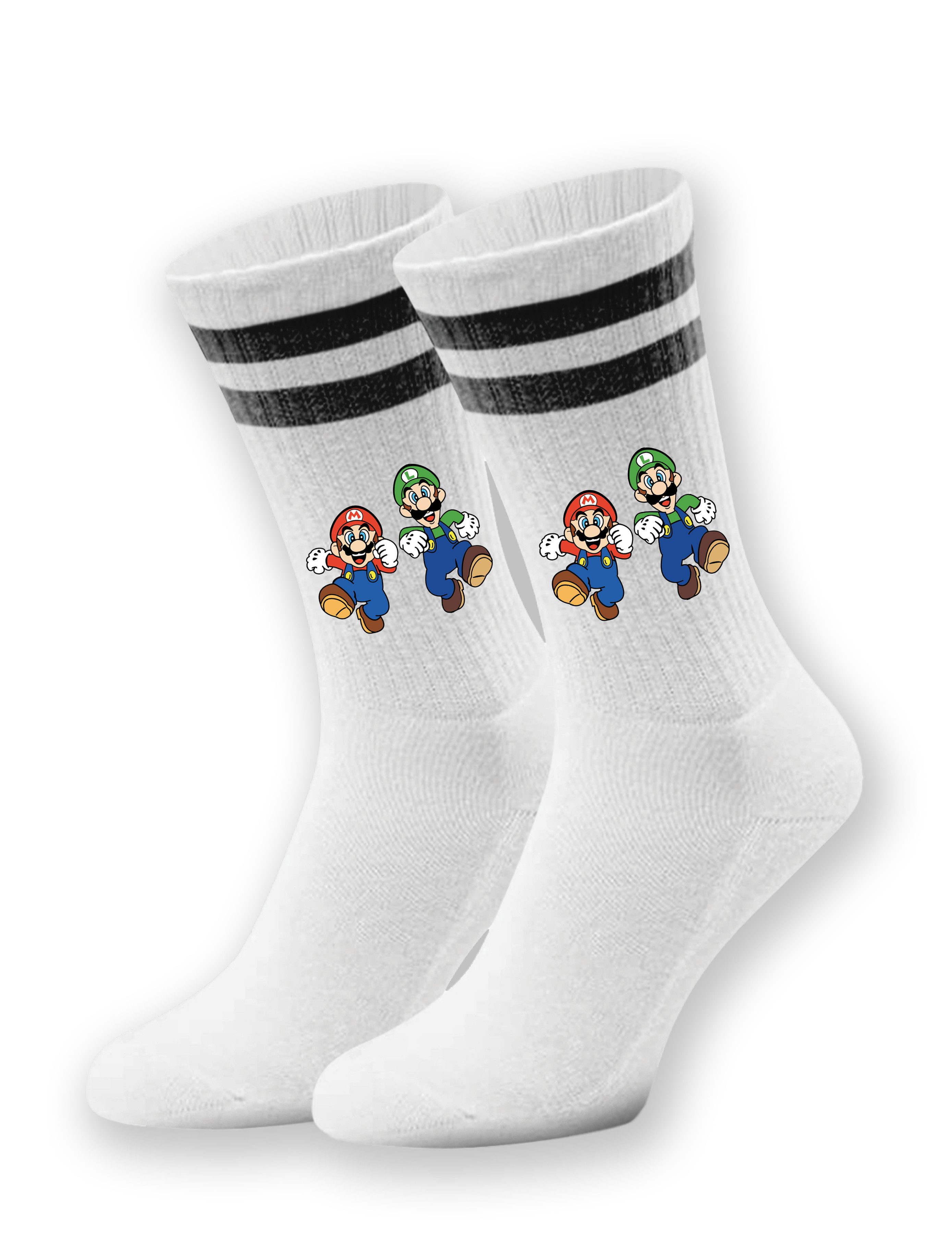 Tennissocken Mario Luigi Unisex Socken Geschenk für Herren Damen