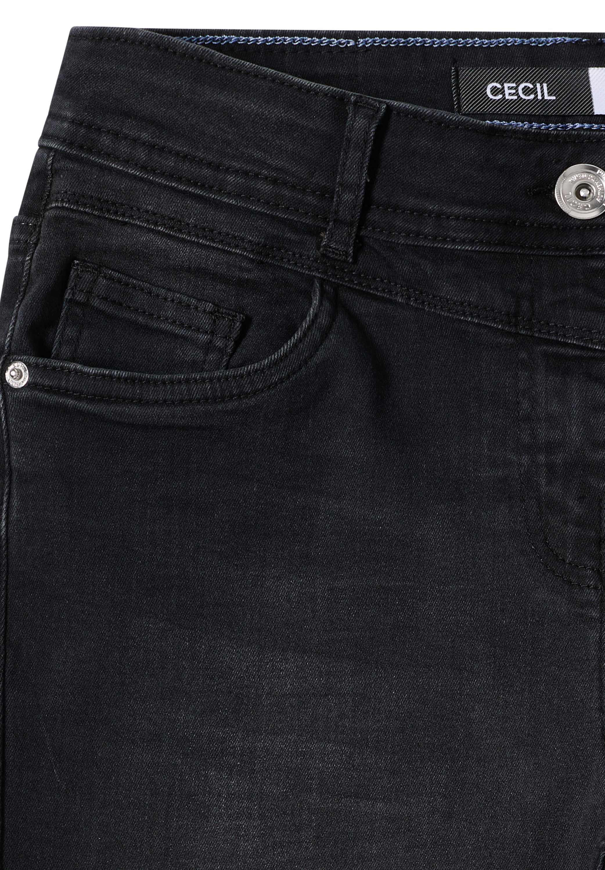 CECIL Slim-fit-Jeans High Waist
