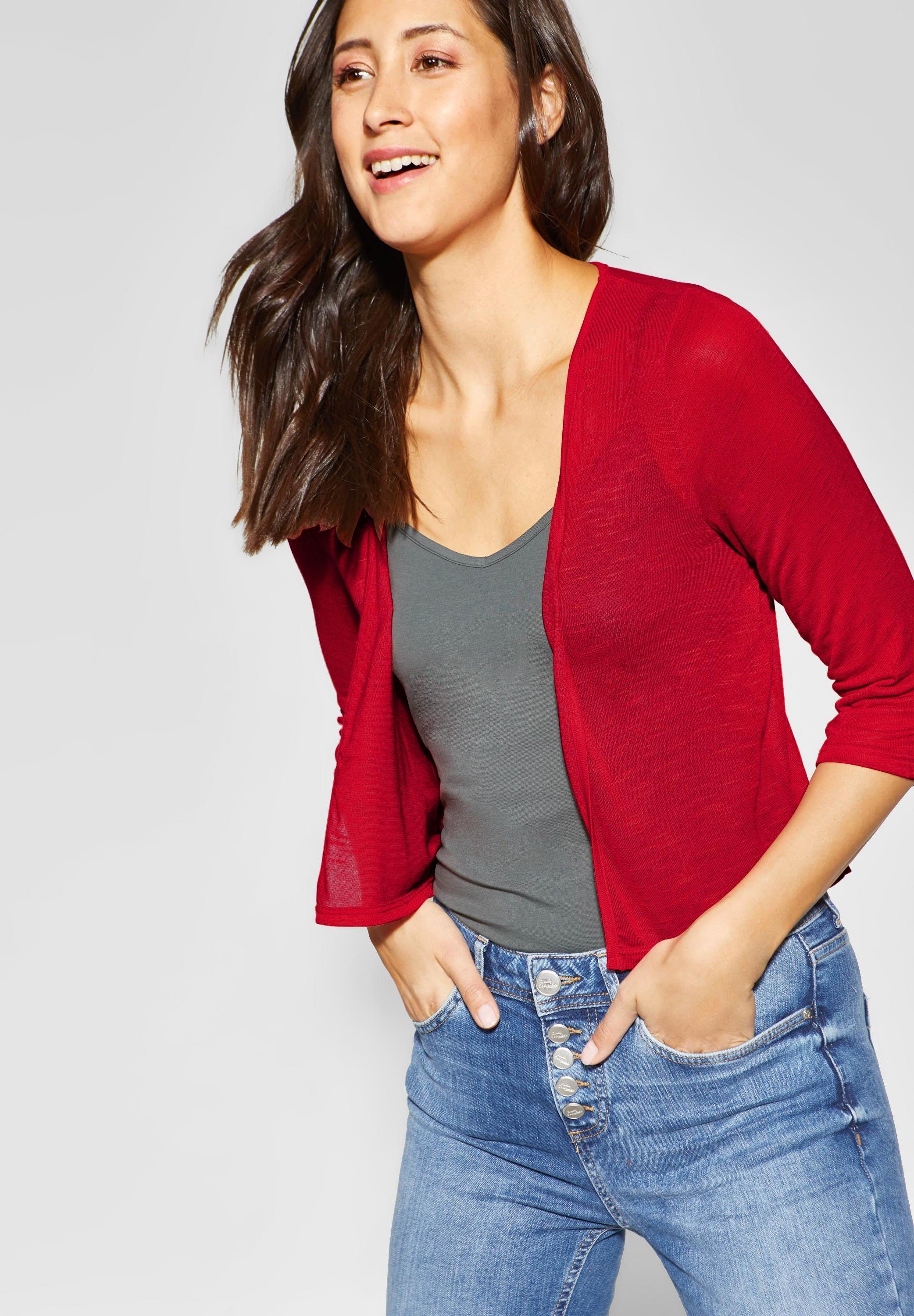 Strickjacke One Mit Transparenz Leichter Street uOkiPZX