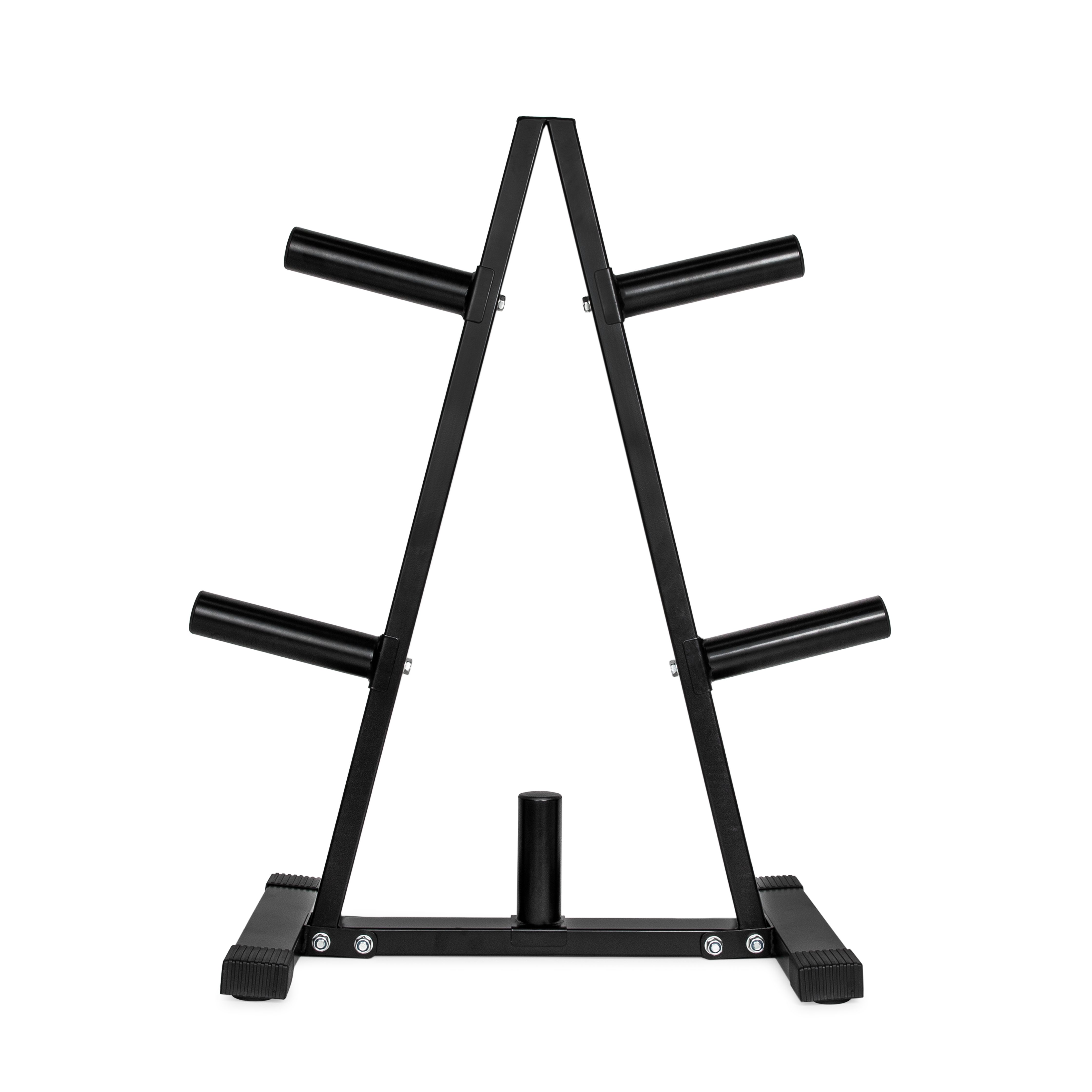 VirtuFit Hantelscheibenständer VirtuFit Hantelscheiben-Aufbewahrungsständer 50 mm Schwarz 5 Ablagepin