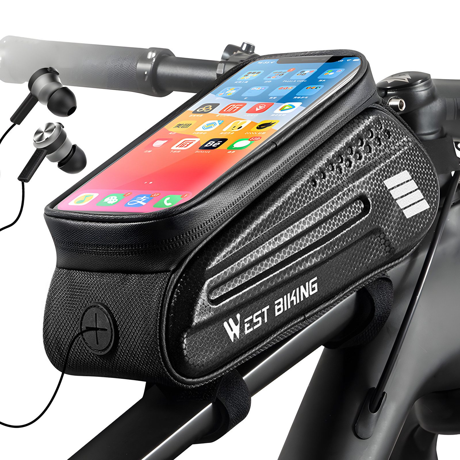 Fahrradtasche Rahmentasche Lenkertasche Wasserdicht Handytasche Fahrradzubehör