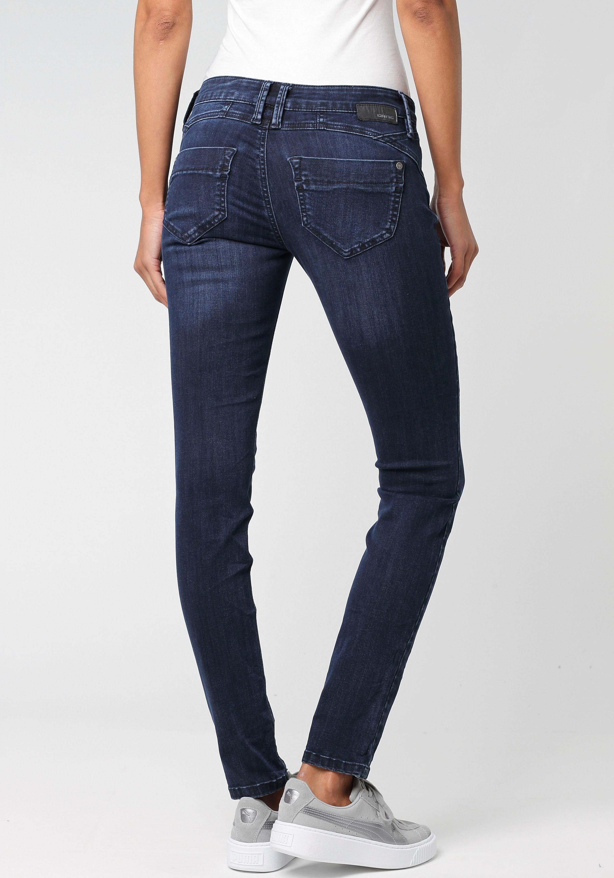 GANG Skinny-fit-Jeans »Nena« mit Stretch, Stretchige Denimqualität mit  hohem Baumwollanteil online kaufen | OTTO
