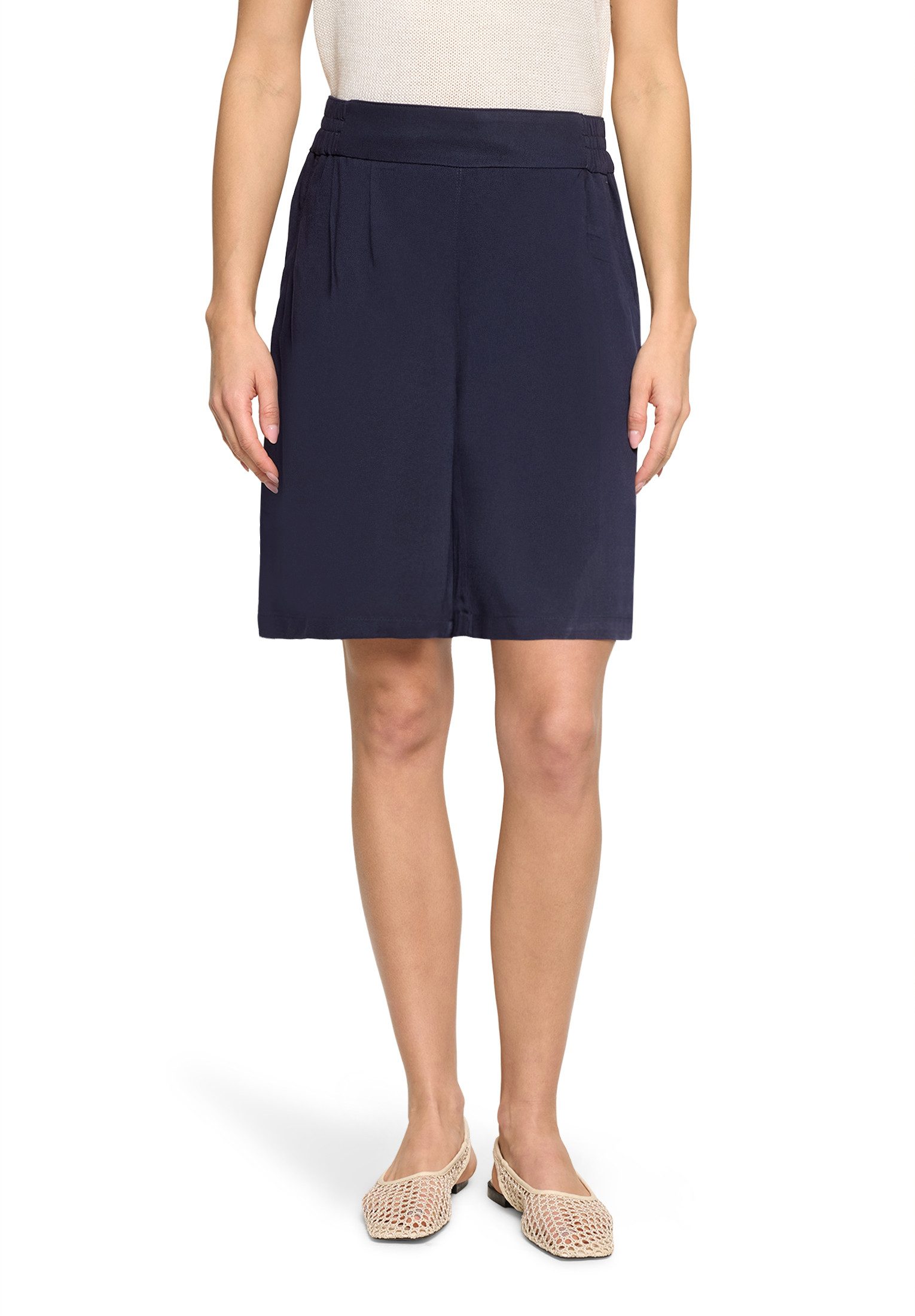 Stoffhose Damen mit elastischem Bund