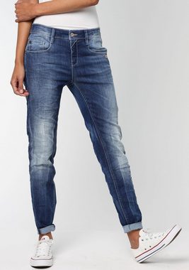 GANG Relax-fit-Jeans »Amelie Relaxed Fit« mit Used-Effekten
