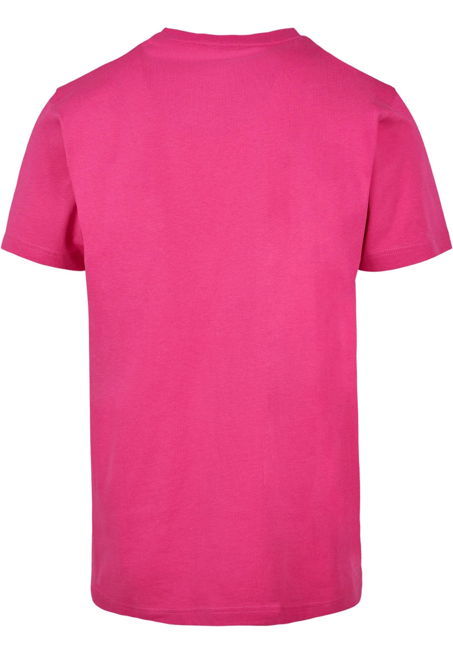 T-Shirt T-Shirt - Rebel Neck (1-tlg) Herren Peanuts paws Merchcode with hibiskuspink Round