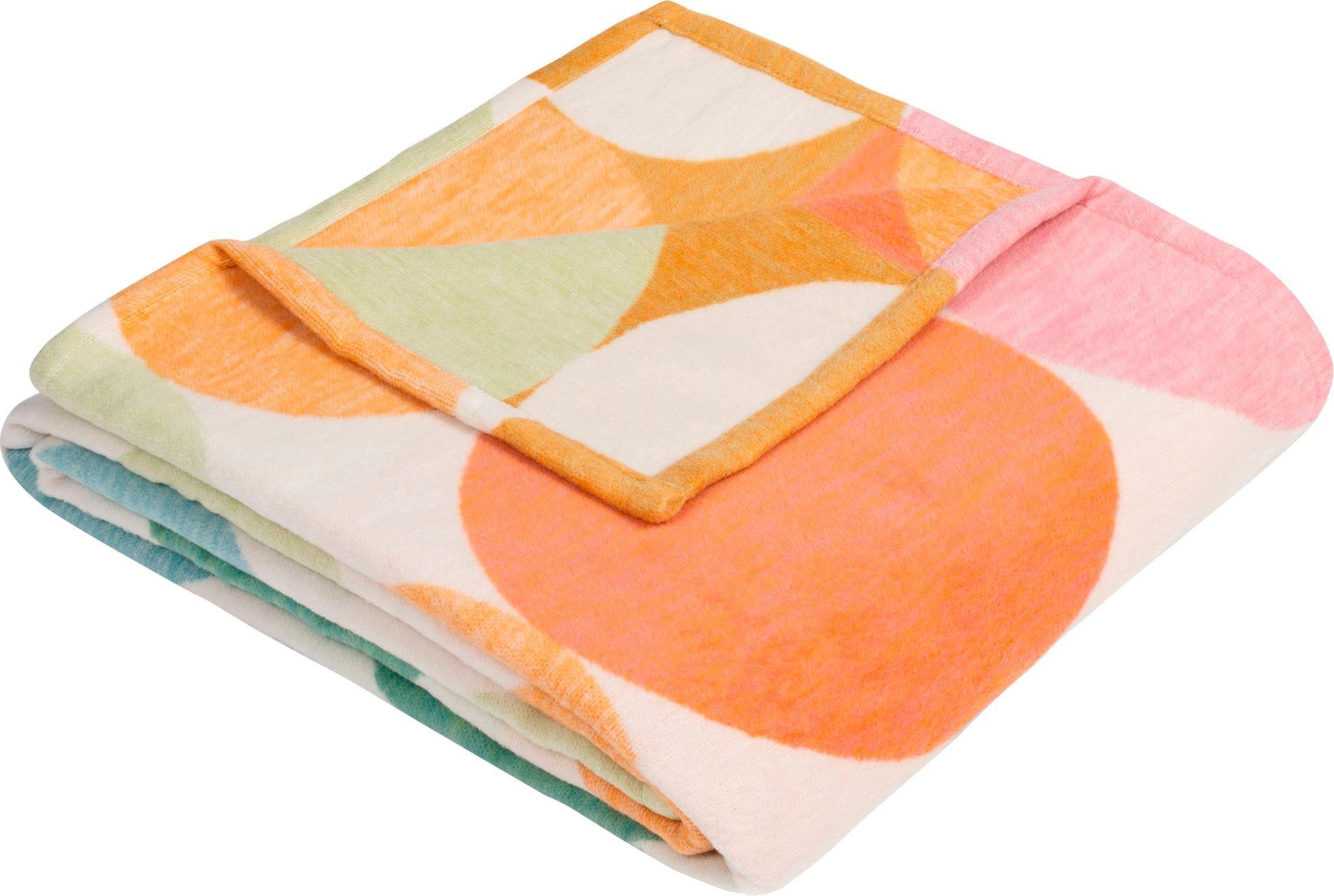 Wohndecke Jacquard Venedig, IBENA, aus zertifizierter Bio-Baumwolle, Kusche günstig online kaufen