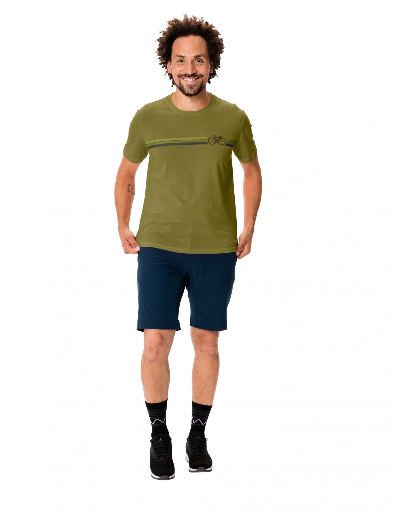 T-Shirt Vaude Cyclist VAUDE Bamboo Mens V Herren Kurzarm-Shirt T-shirt