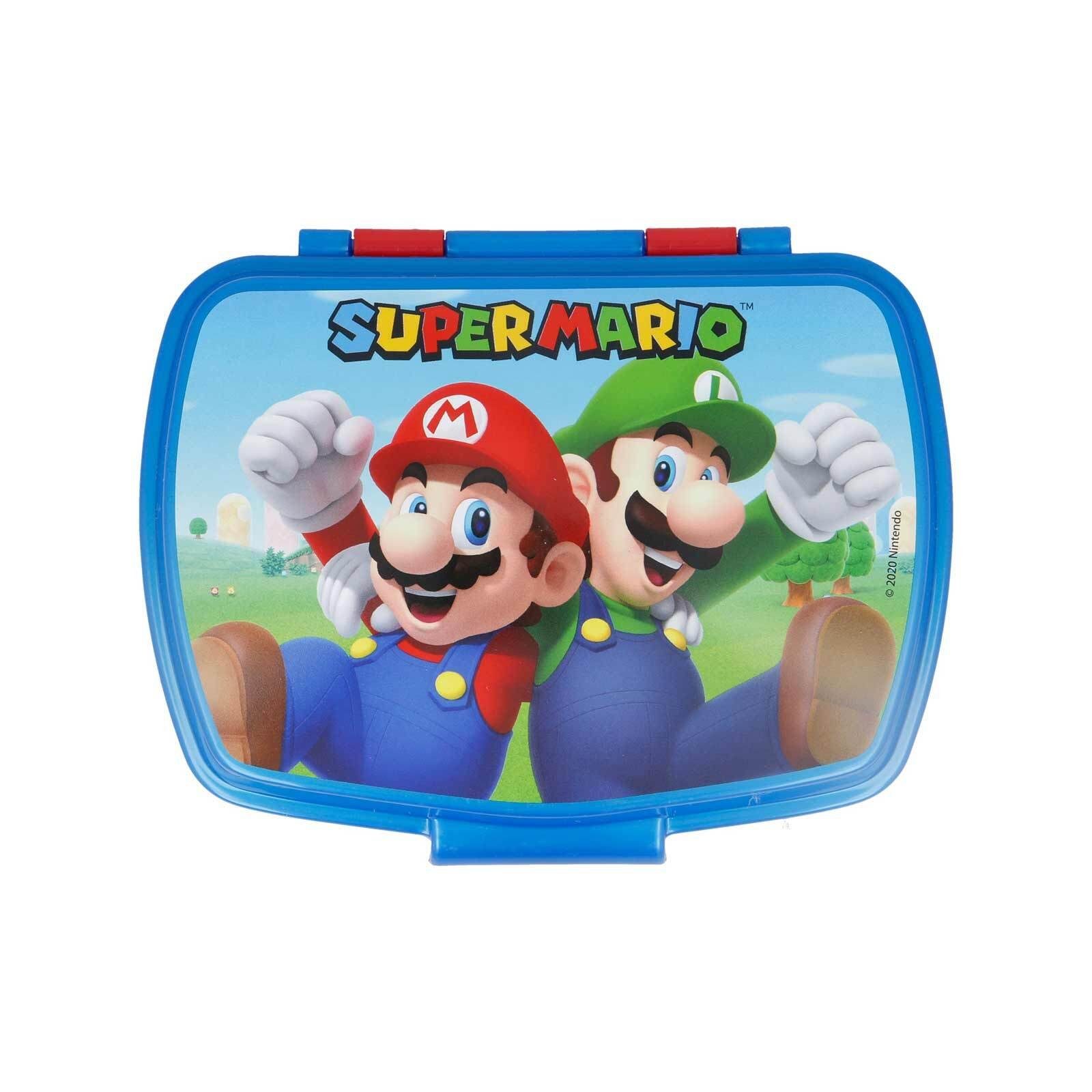 Luigi, Lunchbox Mario Stor Super Kunststoff, Mario (1-tlg) Lunchbox