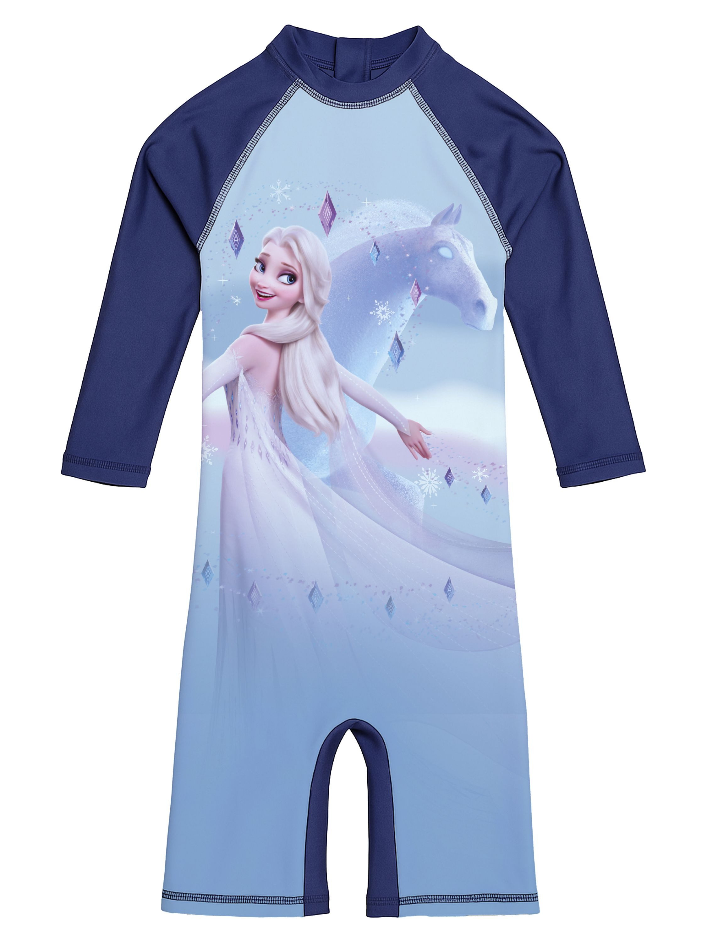 United Labels® Badeanzug Die Eiskönigin Schwimmanzug UV-Schutz 50 Overall Badeanzug Einteiler