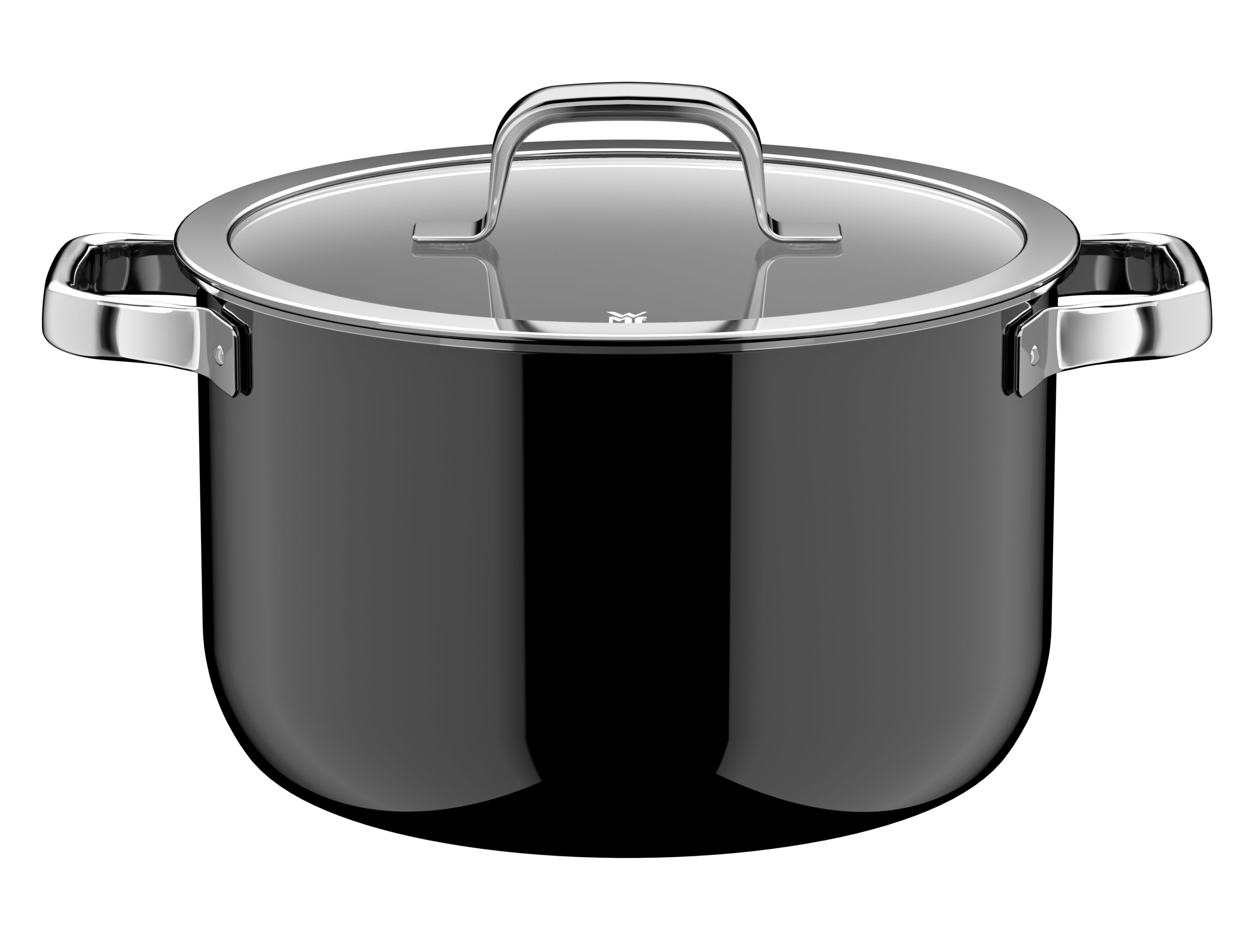 WMF Kochtopf Fusiontec Mineral Pro, Edelstahl, Glas (1-tlg), kratzfeste Oberfläche, wärmereduzierende Hohlgriffe, Made in Germany