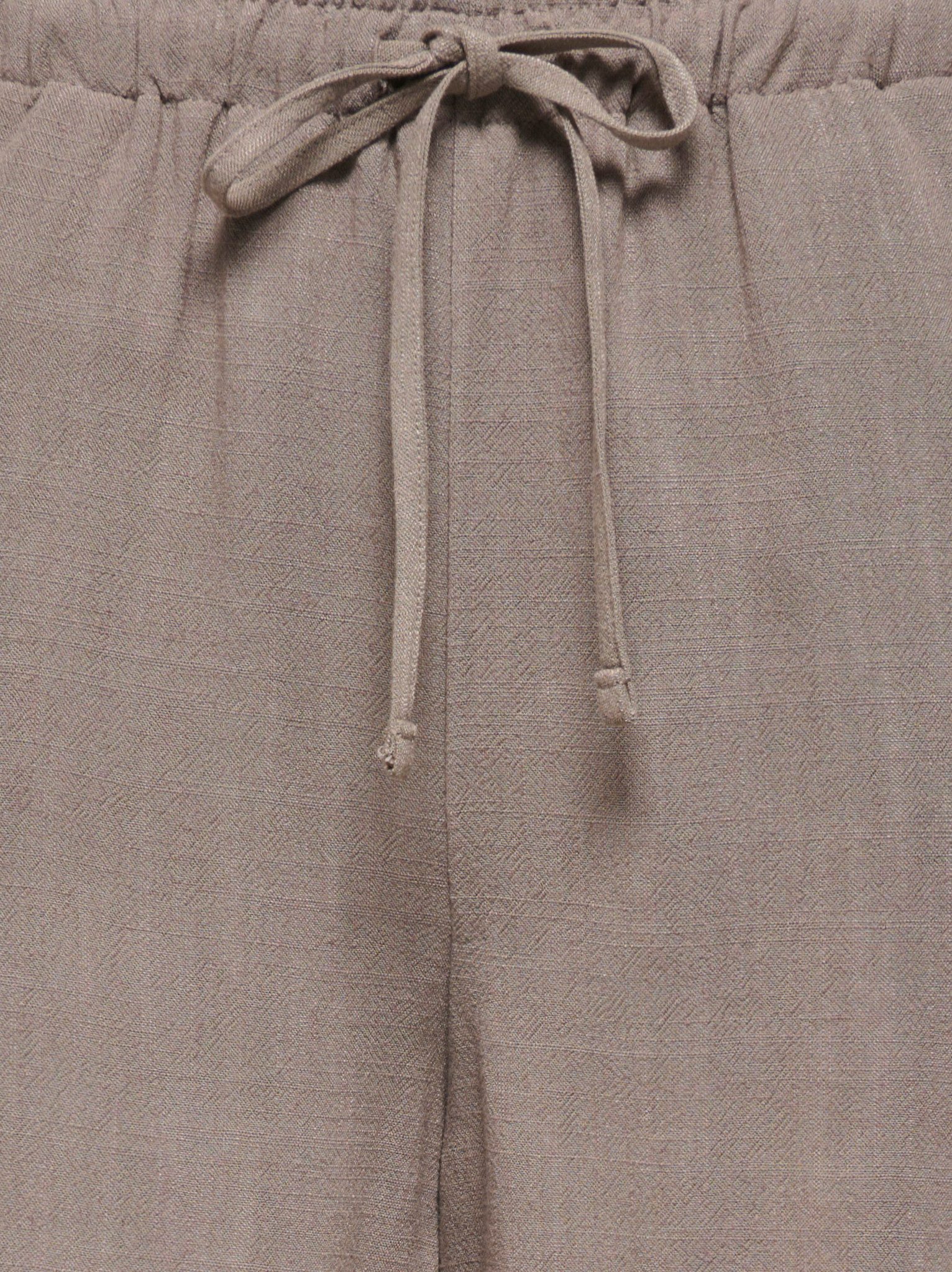 ONLY Shorts ONLSIESTA MW PULL-UP LIN BL SHORTS NOOS loose fit, Jersey, Viskosemischung, elastischer Bund, unifarben