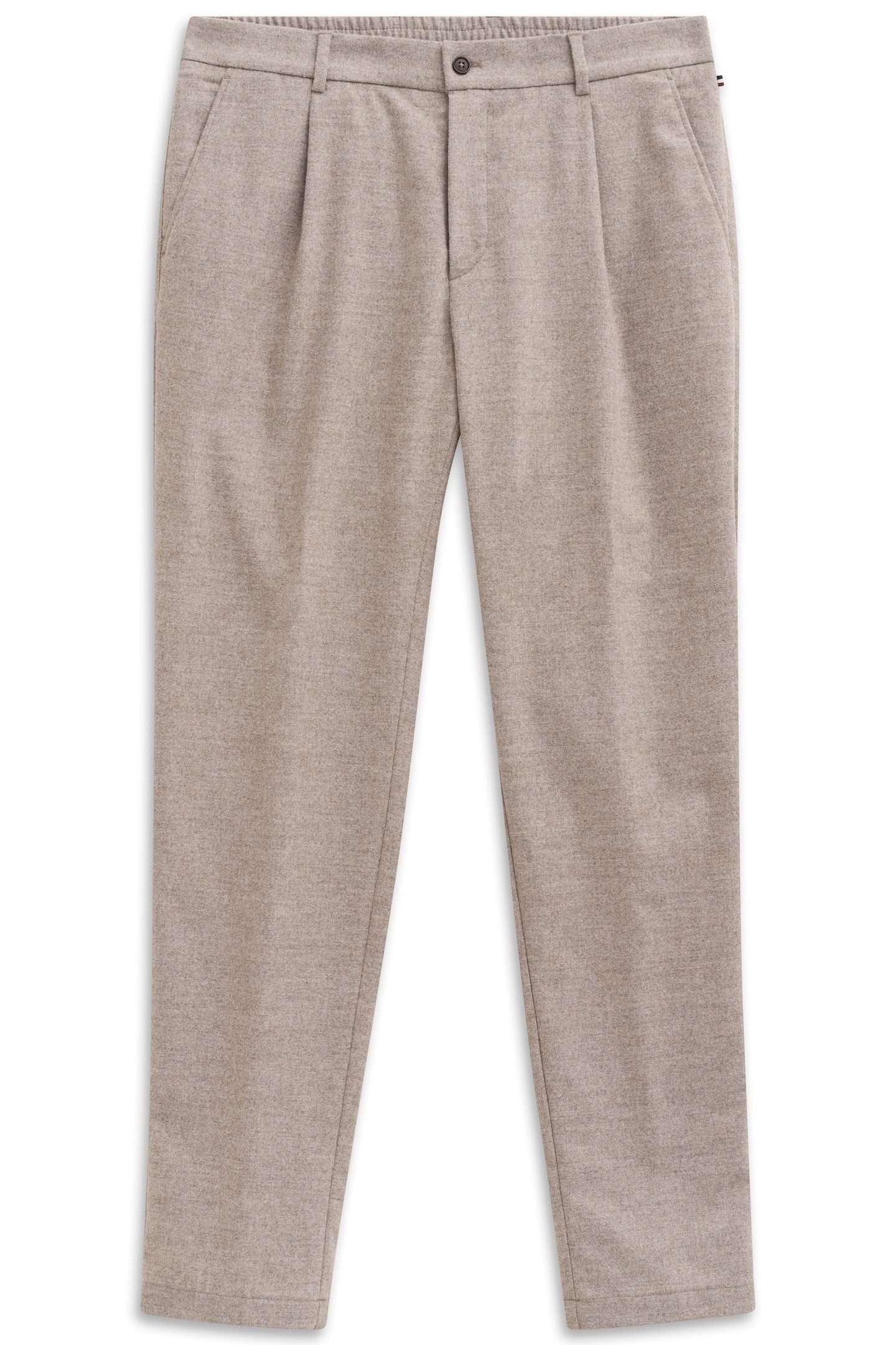 bugatti Anzughose Tapered Fit eleganter Wollmix