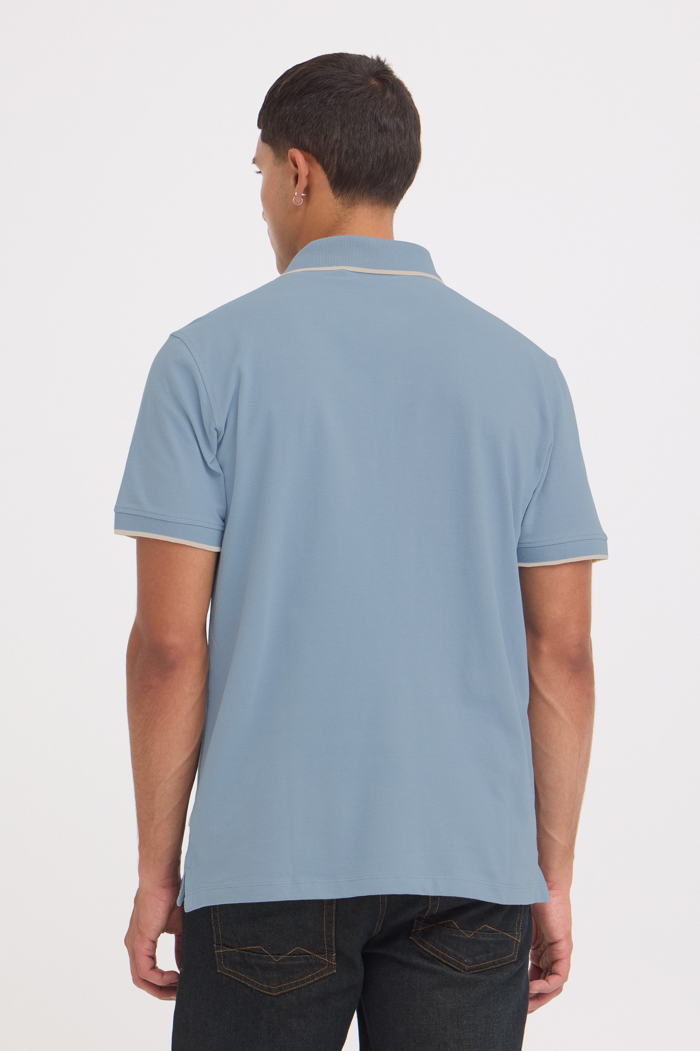Blend Poloshirt BHEDIN POLO S/S mit Polokragen, aus Baumwolle und Jersey, Regular Fit, Kurzarm – Bild 3 von 5