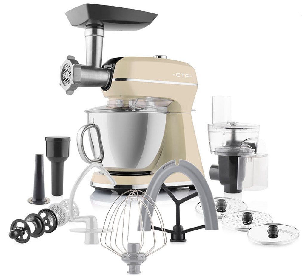 eta Küchenmaschine Gratus Storio II, 1200 W, 5 l Schüssel, schwarz