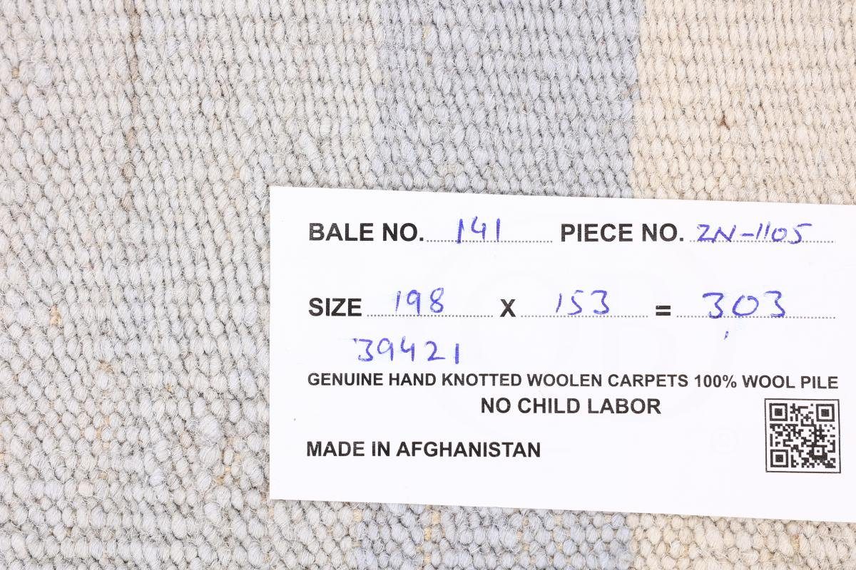 Kelim Orientteppich Nain 153x198 Trading, mm Höhe: Handgewebter 3 Afghan Design rechteckig, Orientteppich,