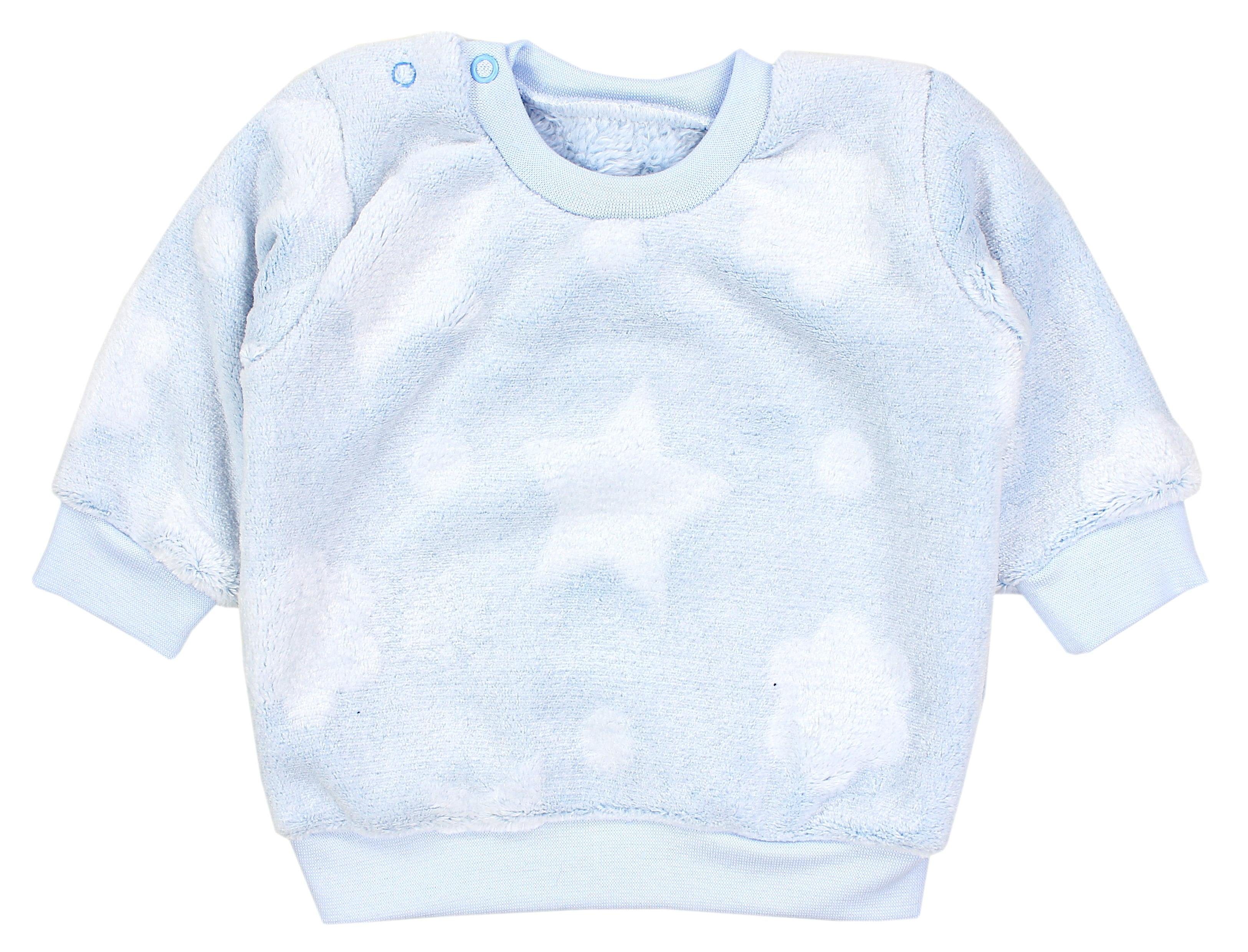 Sterne Fleece Winter Pullover Blau TupTam Warm Jungen Kleinkind Langarmshirt Baby Fleecepullover Unisex Mädchen TupTam