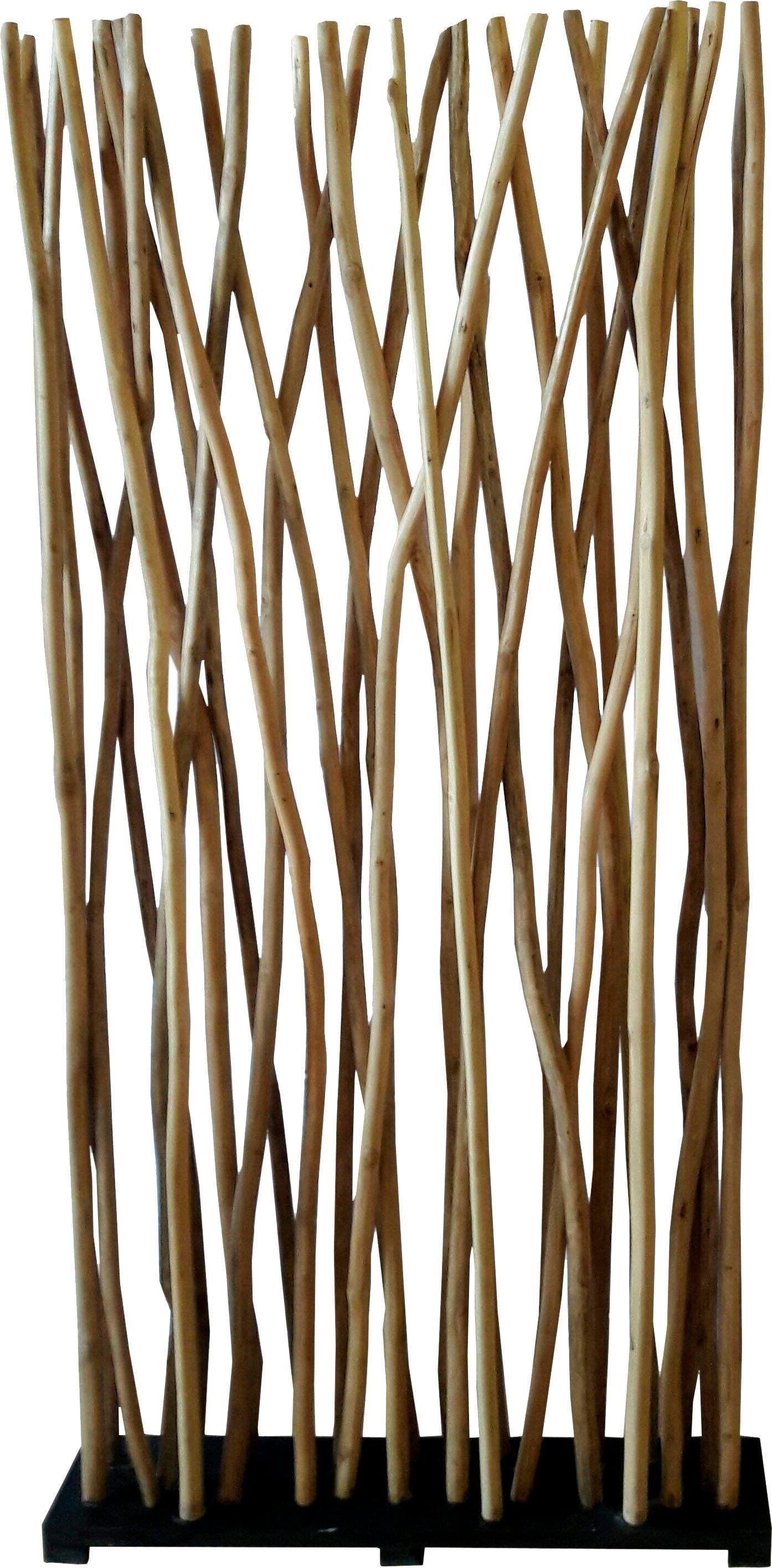SIT Raumteiler Romanteaka, aus recyceltem Teakholz, Shabby Chic, Vintage, 100x200 cm