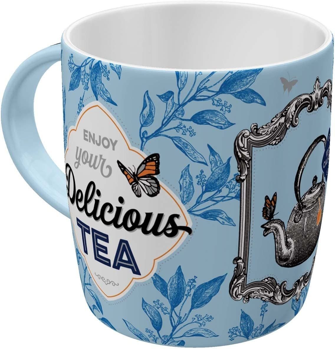 Nostalgic-Art Tasse Kaffeetasse - Home & Country - Always Time for a Tea