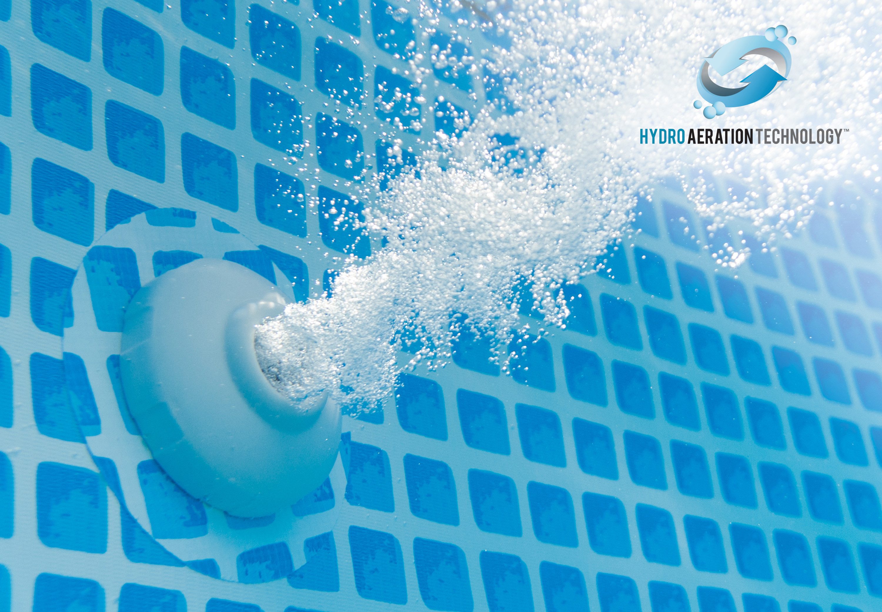Intex Pool Frame Pool Set - Clearview Premium (427x107cm), inkl. Filterpumpe, Leiter & Planen